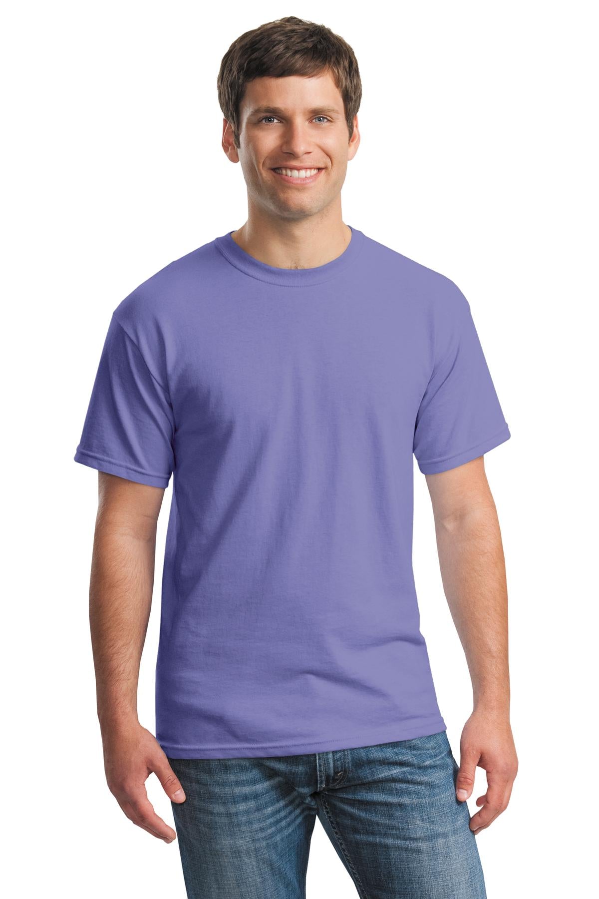 Custom Embroidered - Gildan® - Heavy Cotton™ 100% Cotton T-Shirt. 5000