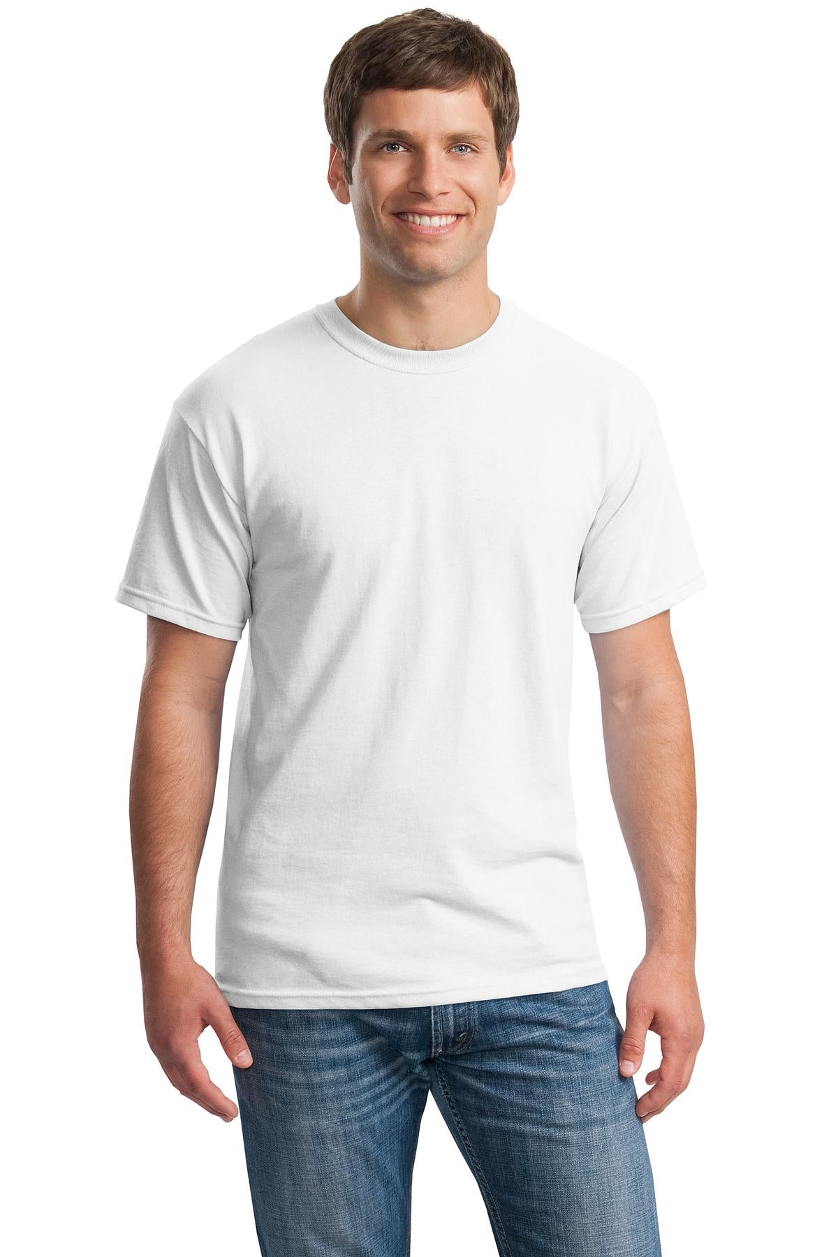 Custom Embroidered - Gildan® - Heavy Cotton™ 100% Cotton T-Shirt. 5000