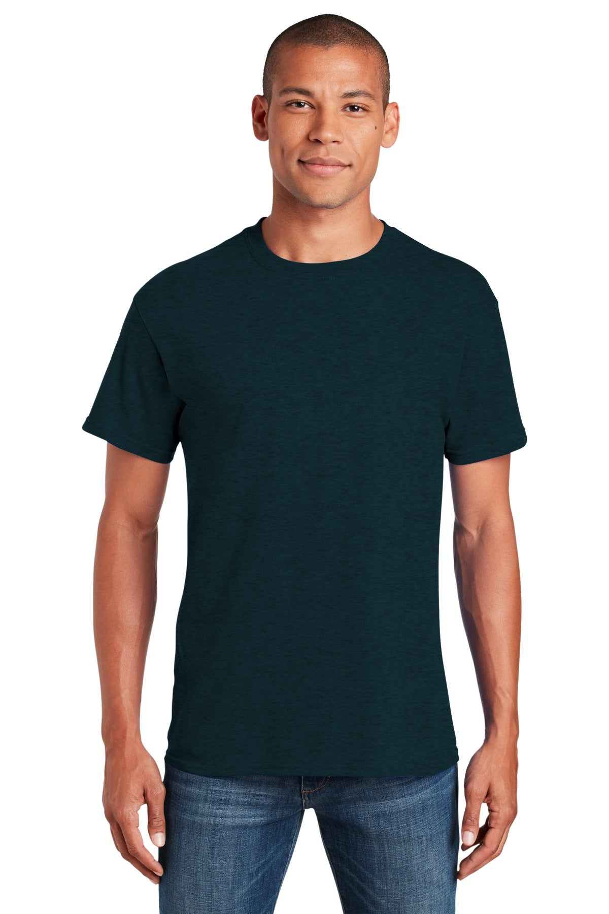 Custom Embroidered - Gildan® - Heavy Cotton™ 100% Cotton T-Shirt. 5000