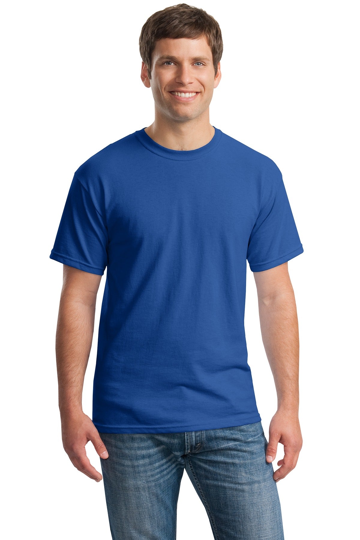 Custom Embroidered - Gildan® - Heavy Cotton™ 100% Cotton T-Shirt. 5000