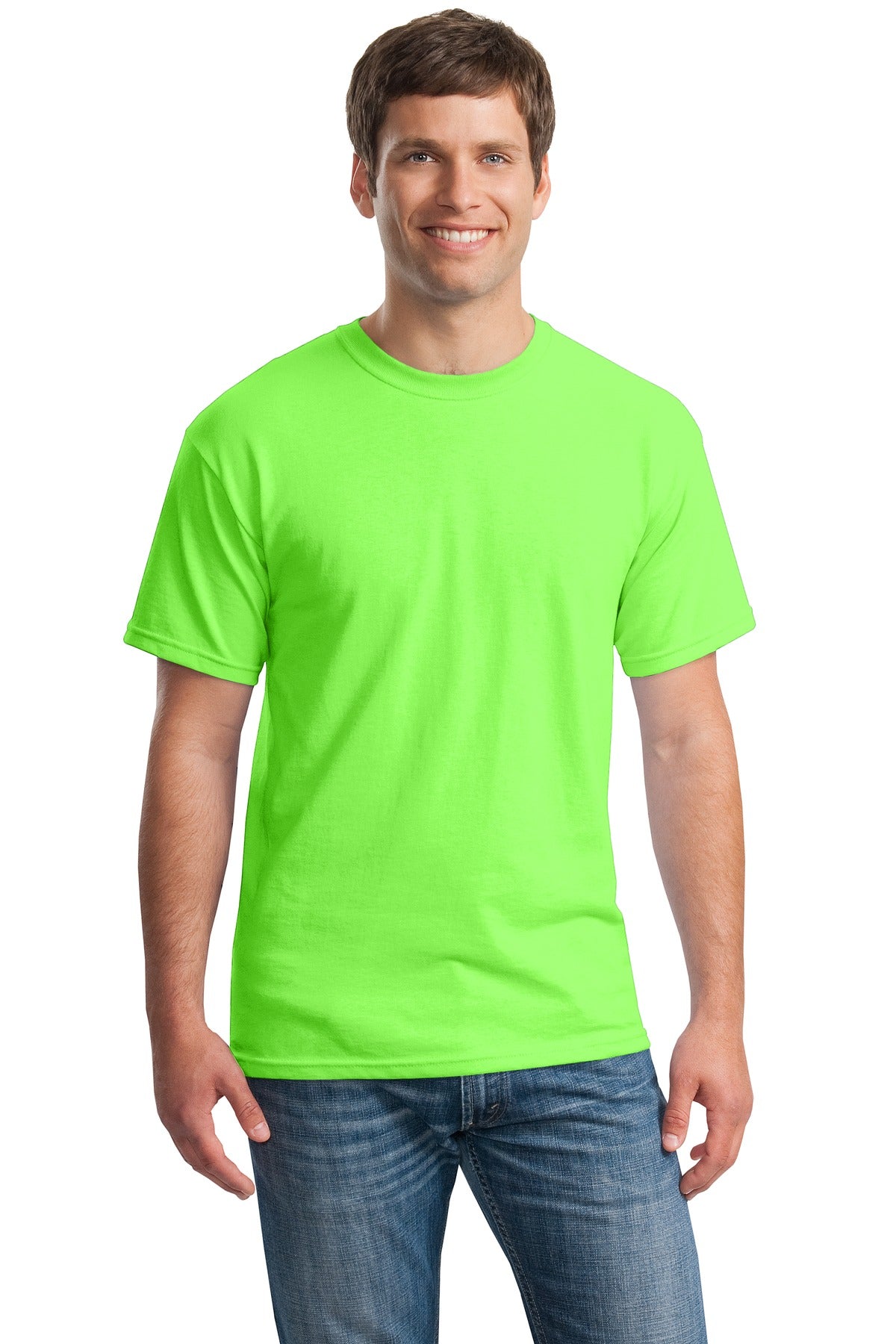 Custom Embroidered - Gildan® - Heavy Cotton™ 100% Cotton T-Shirt. 5000