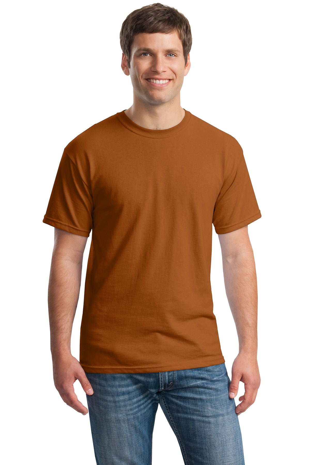 Custom Embroidered - Gildan® - Heavy Cotton™ 100% Cotton T-Shirt. 5000