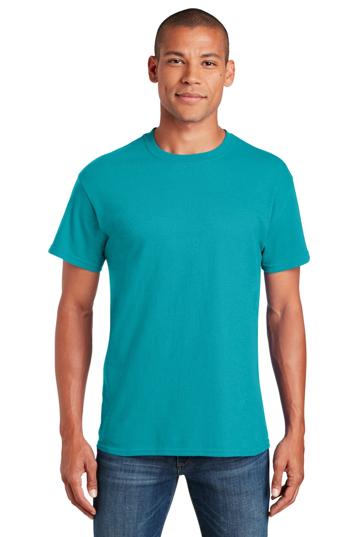 Custom Embroidered - Gildan® - Heavy Cotton™ 100% Cotton T-Shirt. 5000