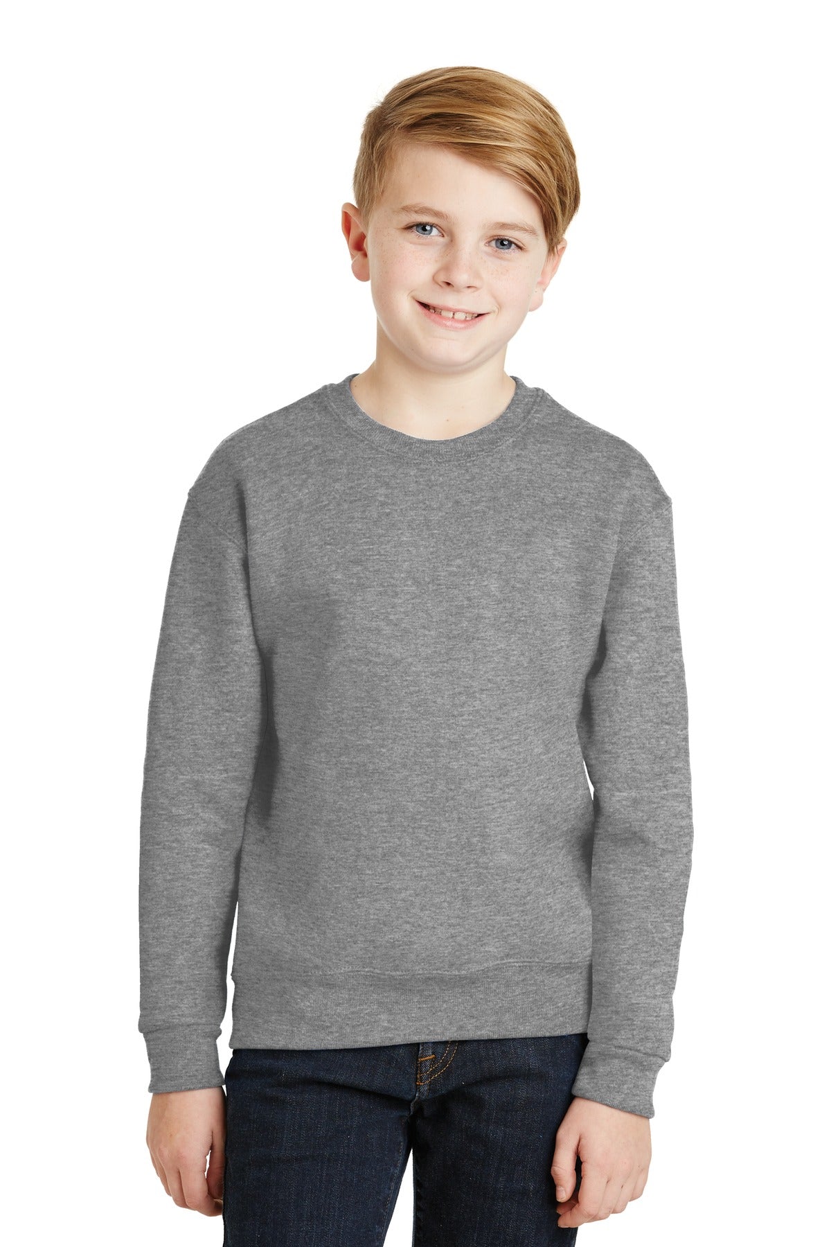 JERZEES® - Youth NuBlend® Crewneck Sweatshirt. 562B