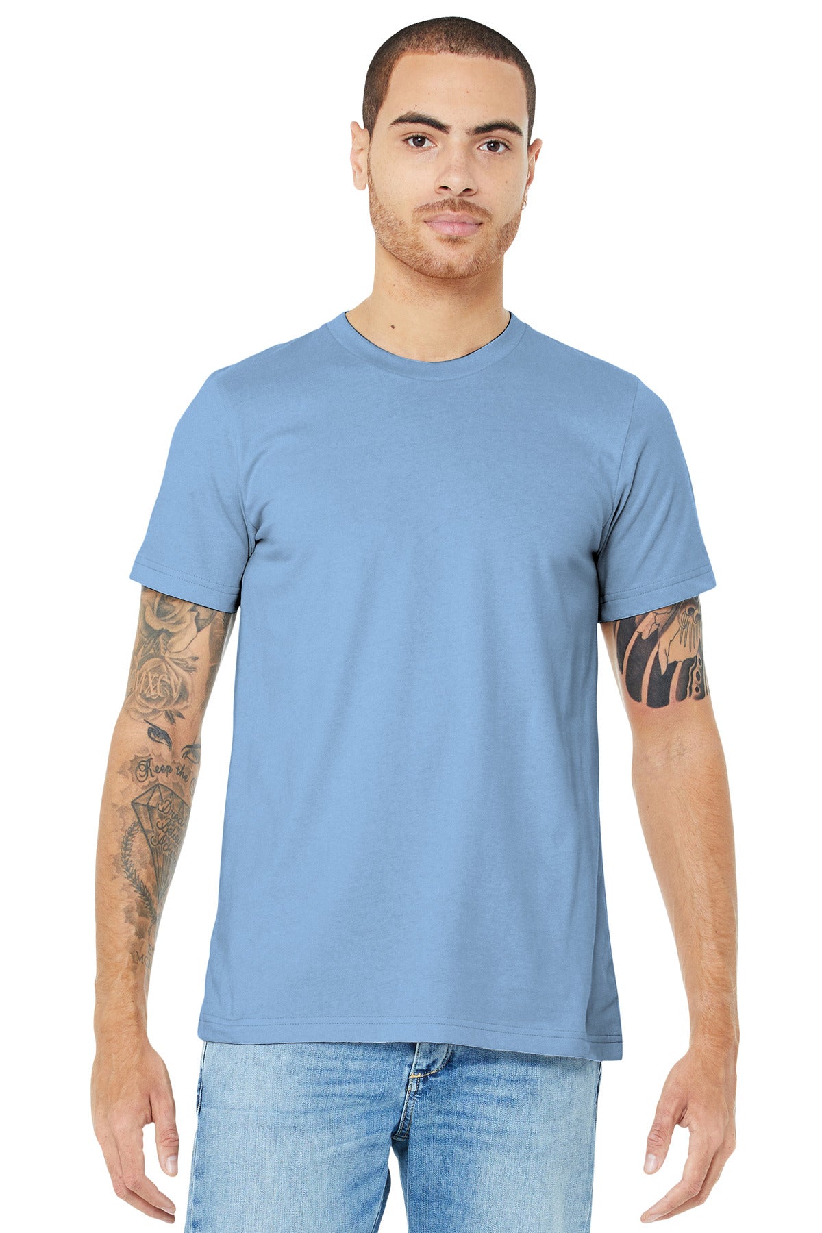 Custom Embroidered BELLA+CANVAS ® Unisex Jersey Short Sleeve Tee. BC3001