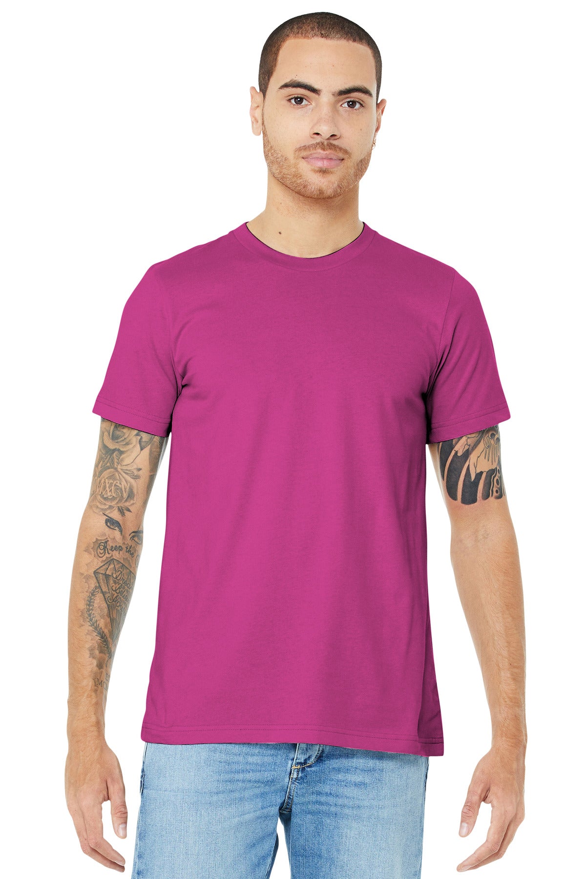 Custom Embroidered BELLA+CANVAS ® Unisex Jersey Short Sleeve Tee. BC3001