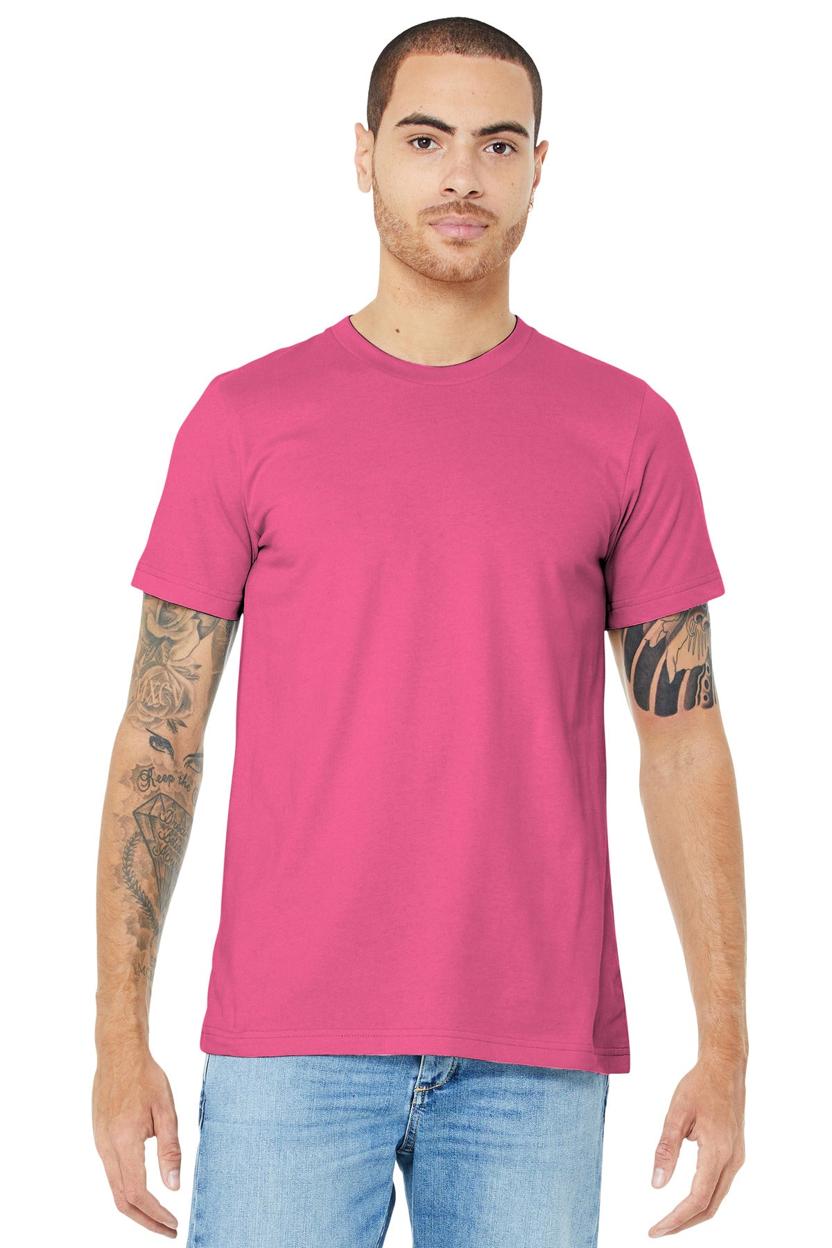 Custom Embroidered BELLA+CANVAS ® Unisex Jersey Short Sleeve Tee. BC3001