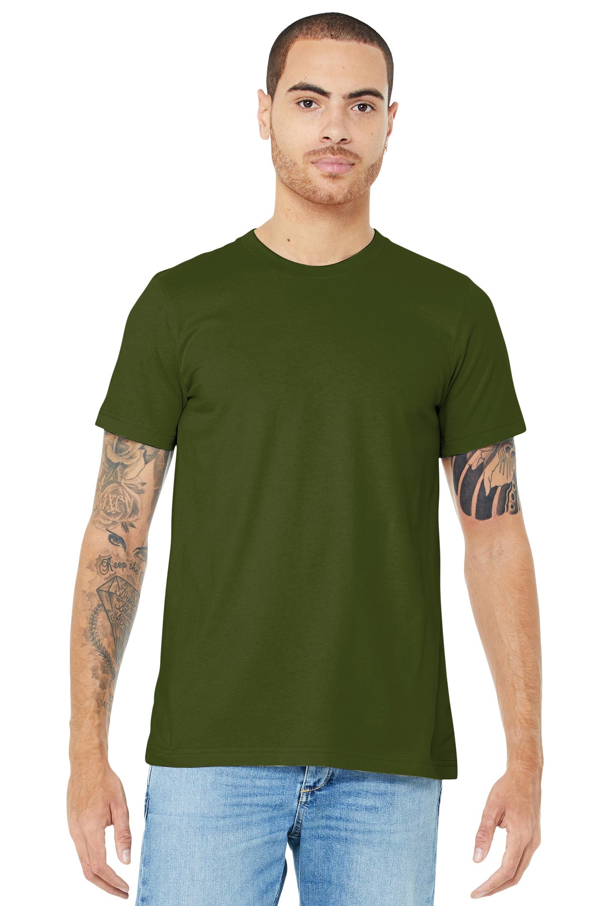 Custom Embroidered BELLA+CANVAS ® Unisex Jersey Short Sleeve Tee. BC3001