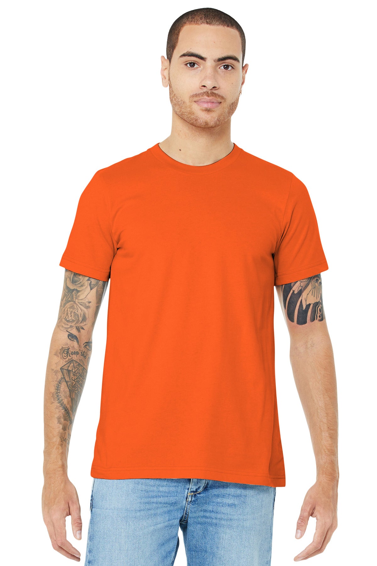 Custom Embroidered BELLA+CANVAS ® Unisex Jersey Short Sleeve Tee. BC3001