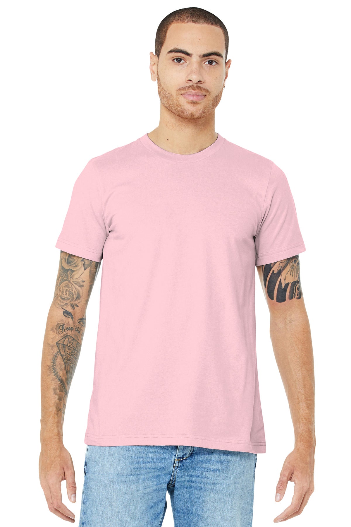 Custom Embroidered BELLA+CANVAS ® Unisex Jersey Short Sleeve Tee. BC3001