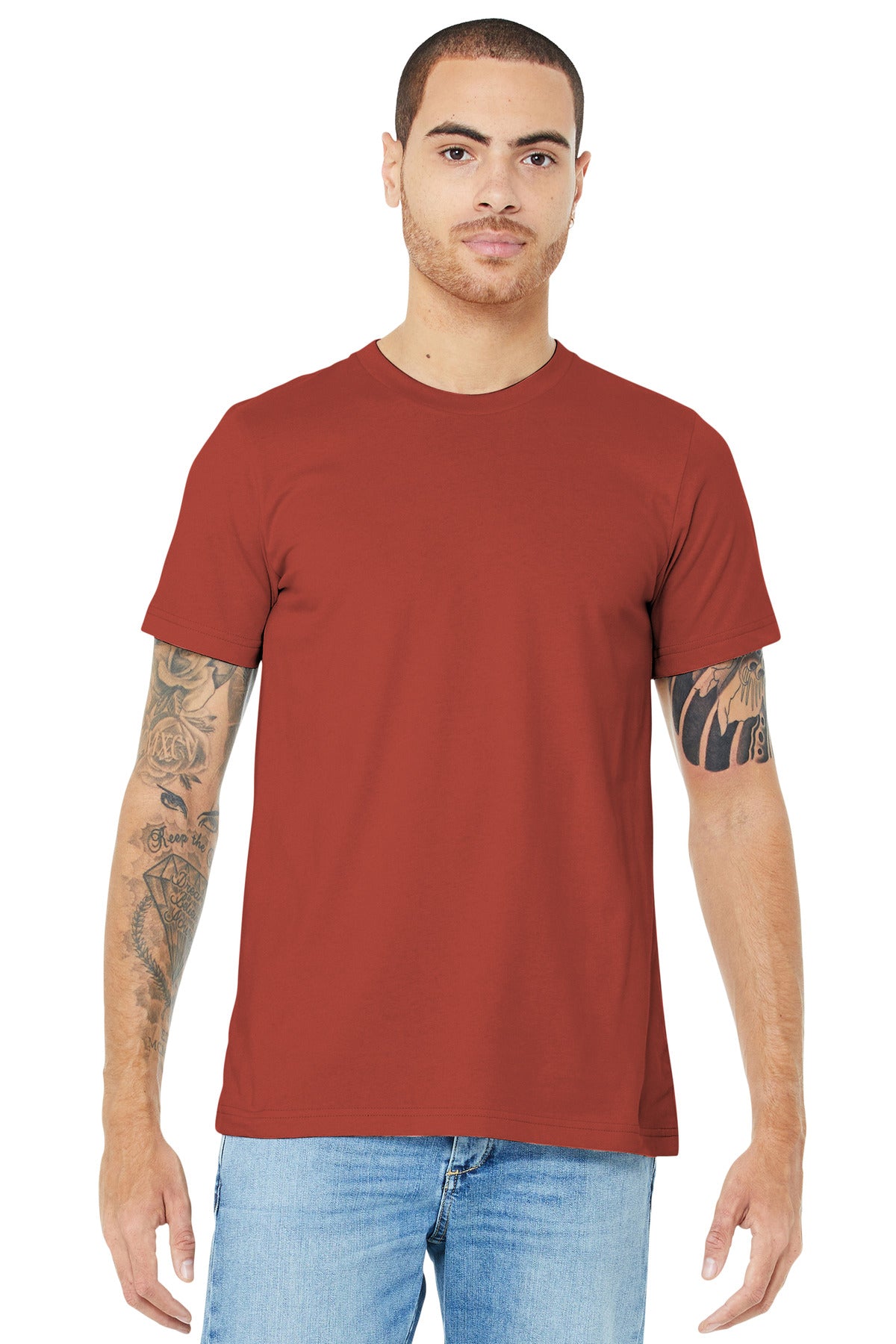 Custom Embroidered BELLA+CANVAS ® Unisex Jersey Short Sleeve Tee. BC3001
