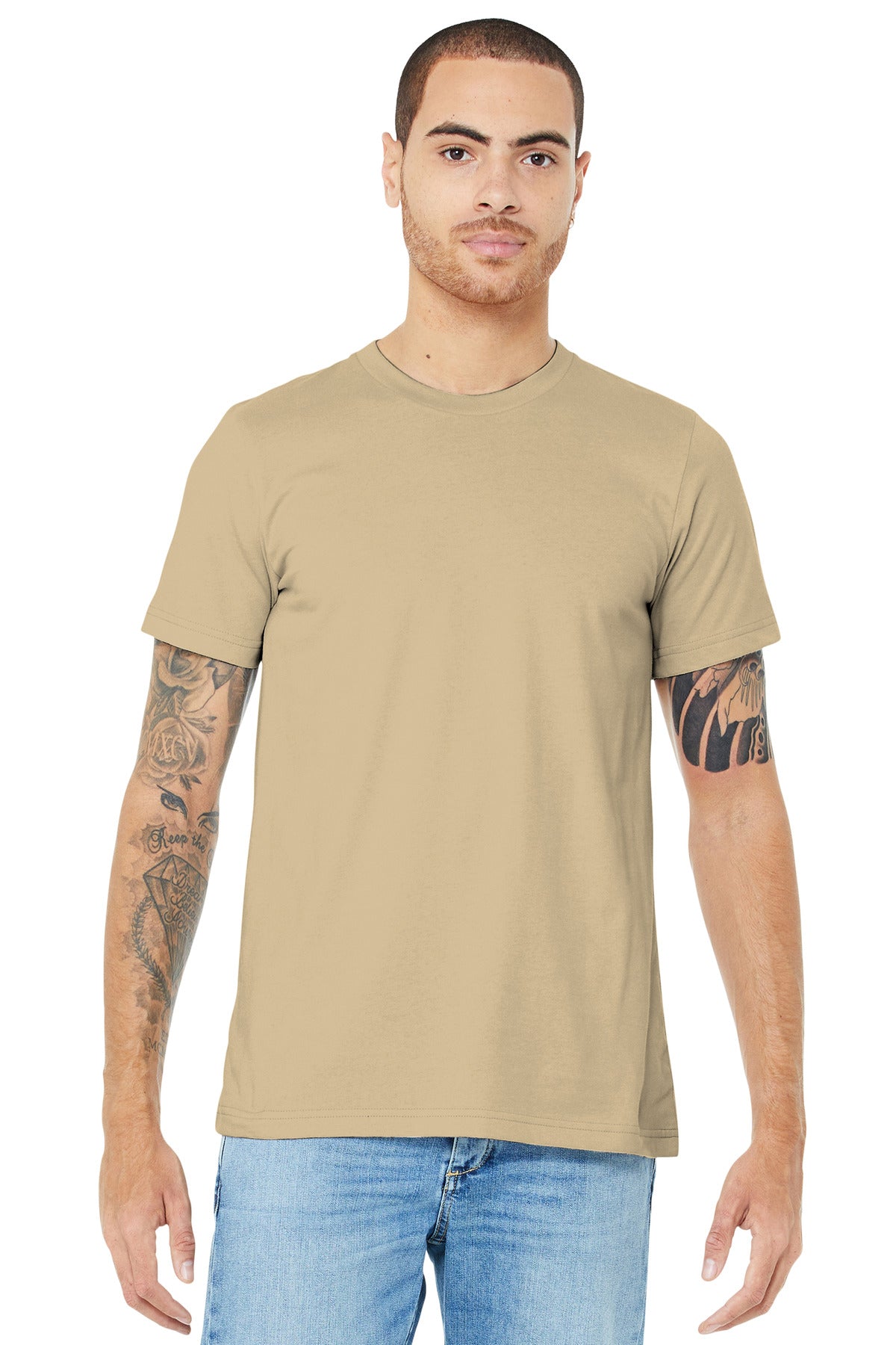 Custom Embroidered BELLA+CANVAS ® Unisex Jersey Short Sleeve Tee. BC3001
