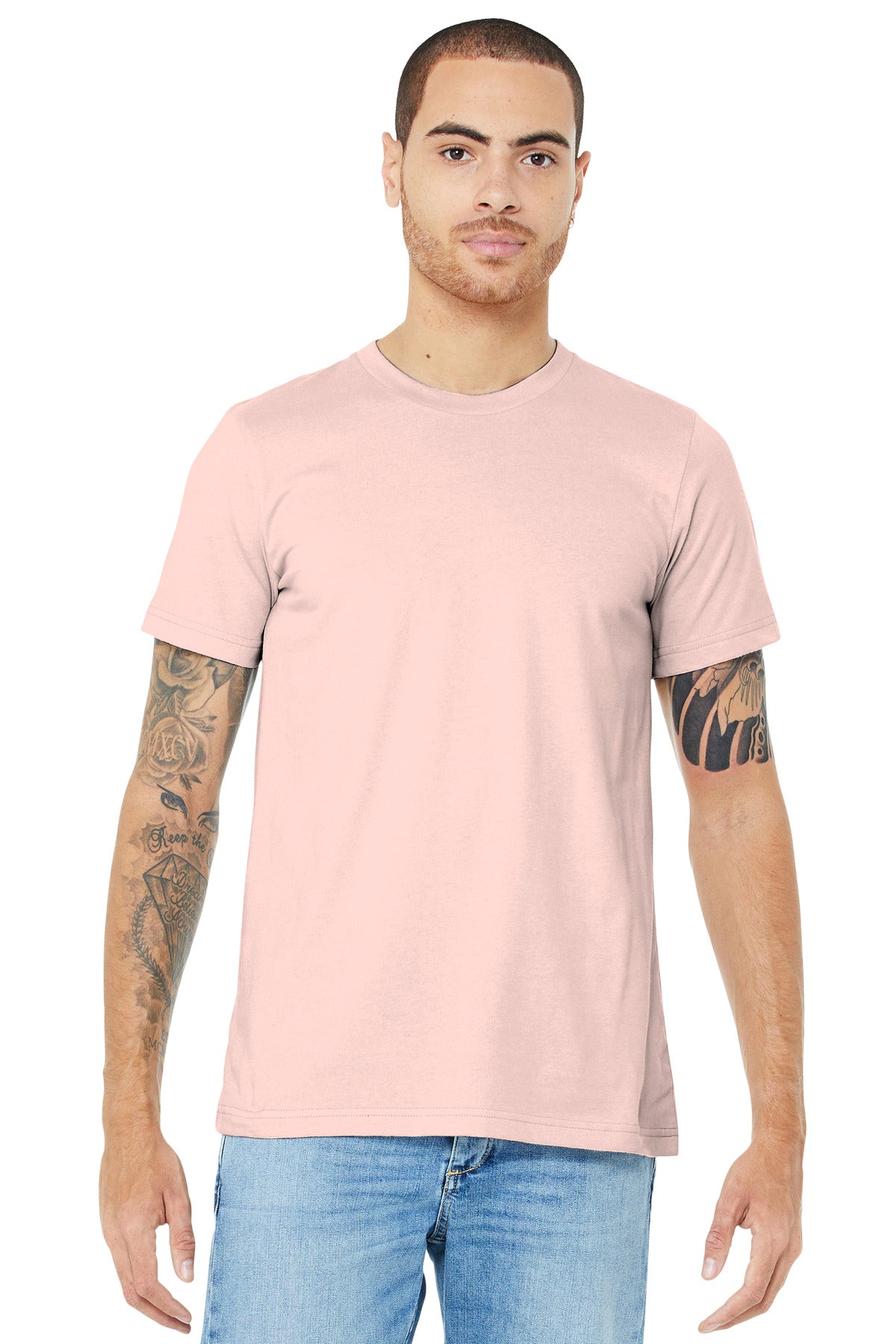 Custom Embroidered BELLA+CANVAS ® Unisex Jersey Short Sleeve Tee. BC3001