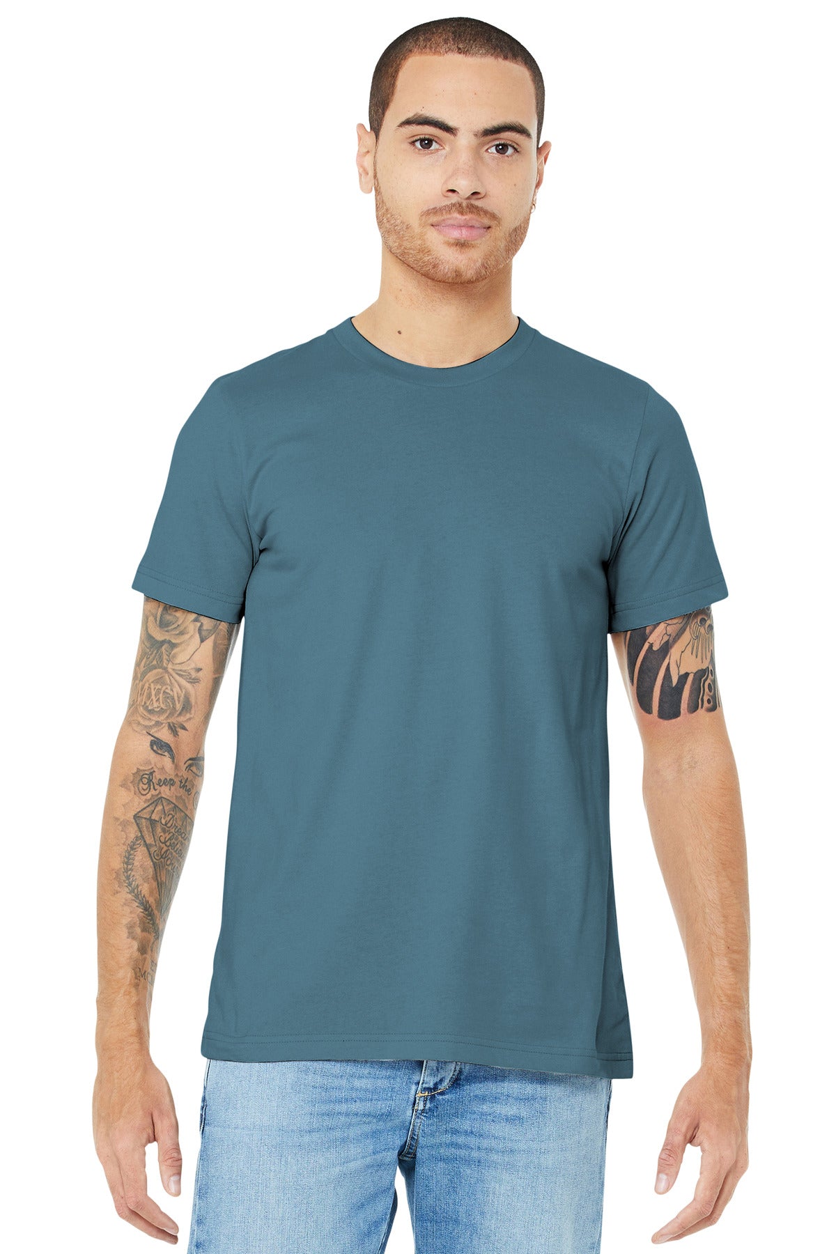 Custom Embroidered BELLA+CANVAS ® Unisex Jersey Short Sleeve Tee. BC3001