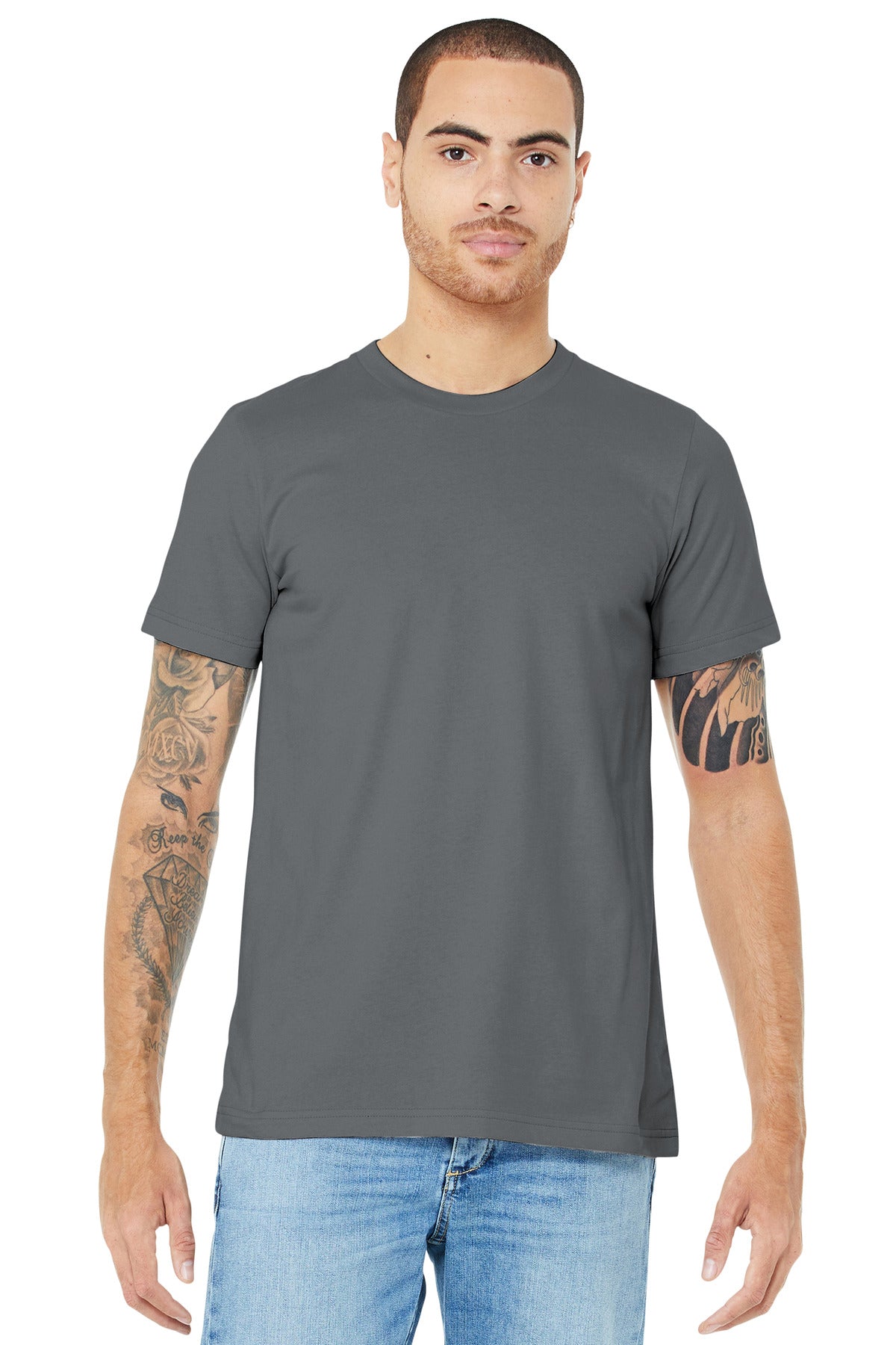 Custom Embroidered BELLA+CANVAS ® Unisex Jersey Short Sleeve Tee. BC3001