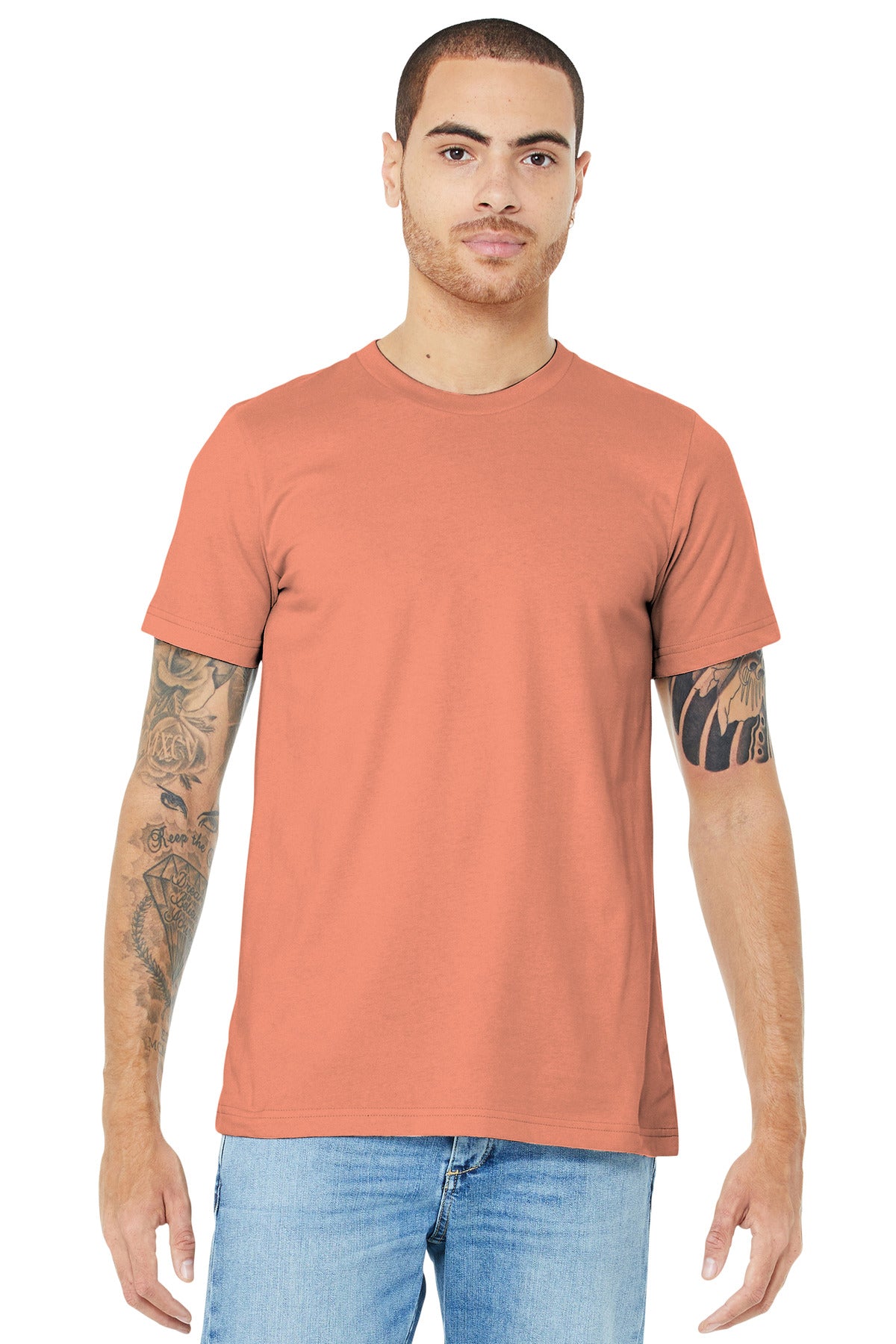 Custom Embroidered BELLA+CANVAS ® Unisex Jersey Short Sleeve Tee. BC3001