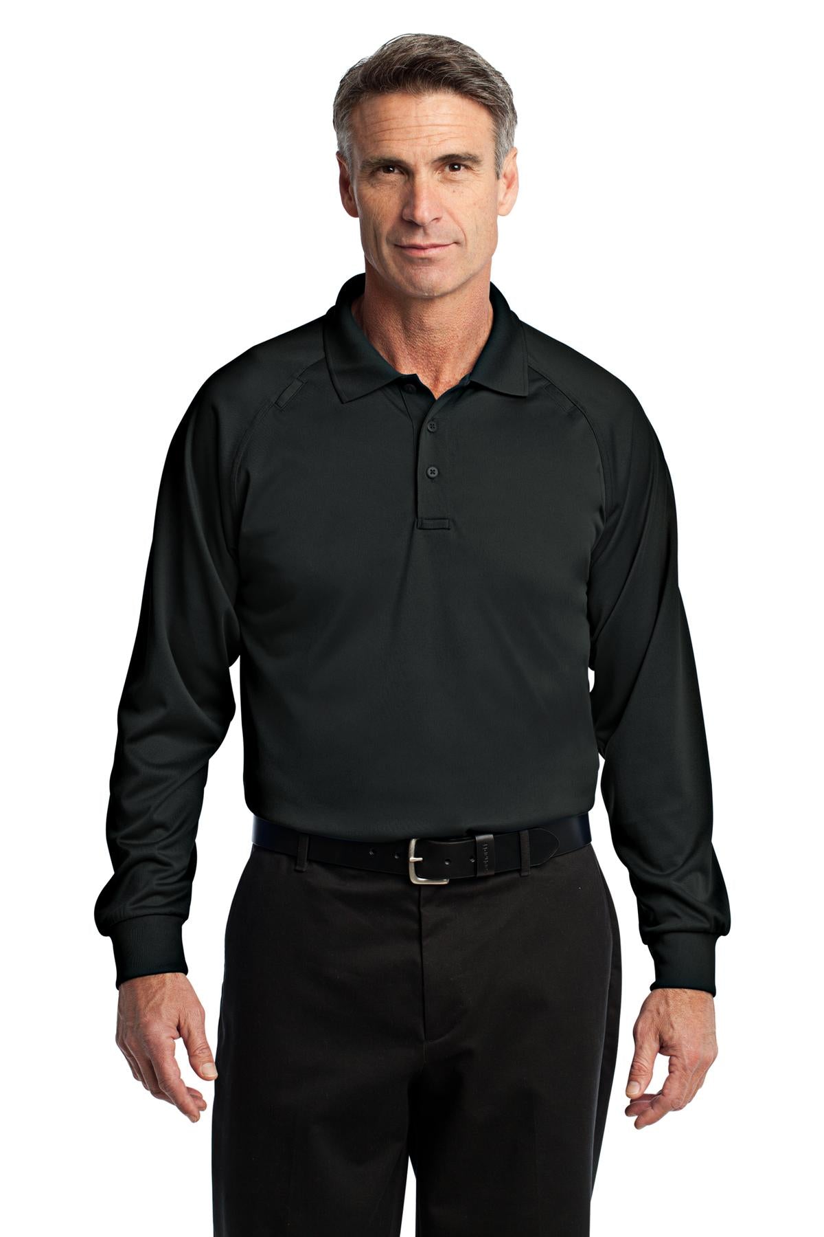 Snag Proof Tactical Long Sleeve Tactical Polo Shirts CornerStone CS410LS Select Long Sleeve Snag-Proof Tactical Polo Red, L