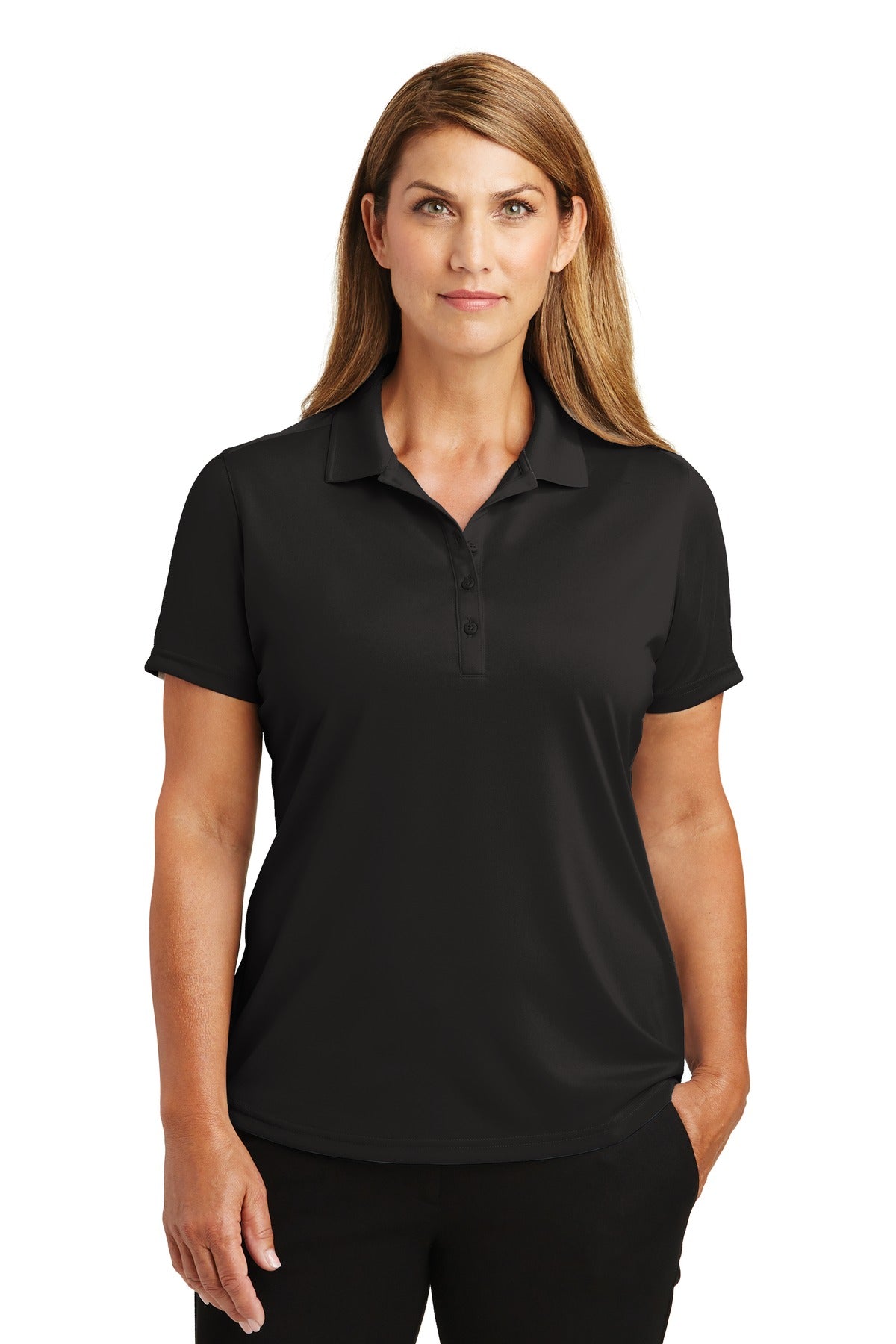Custom Embroidered CornerStone® Ladies Select Lightweight Snag-Proof Polo. CS419