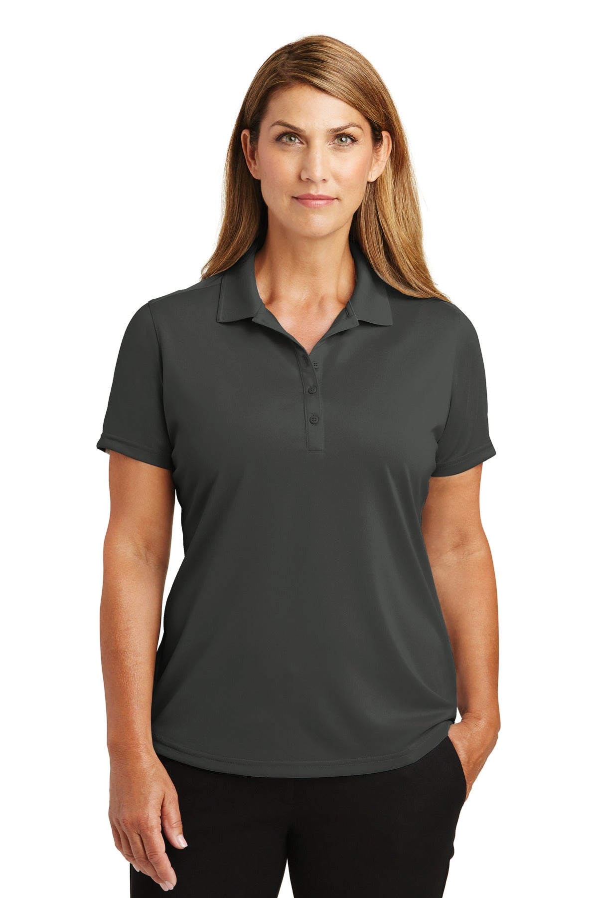 Custom Embroidered CornerStone® Ladies Select Lightweight Snag-Proof Polo. CS419