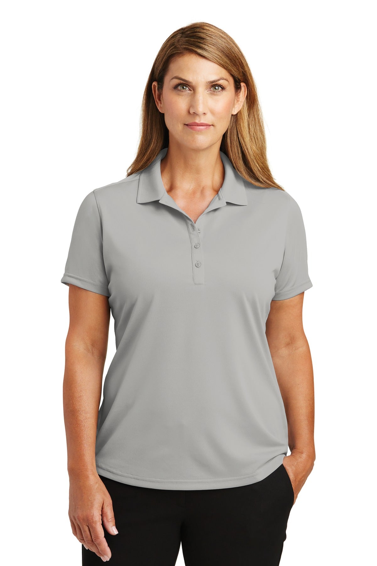 Custom Embroidered CornerStone® Ladies Select Lightweight Snag-Proof Polo. CS419