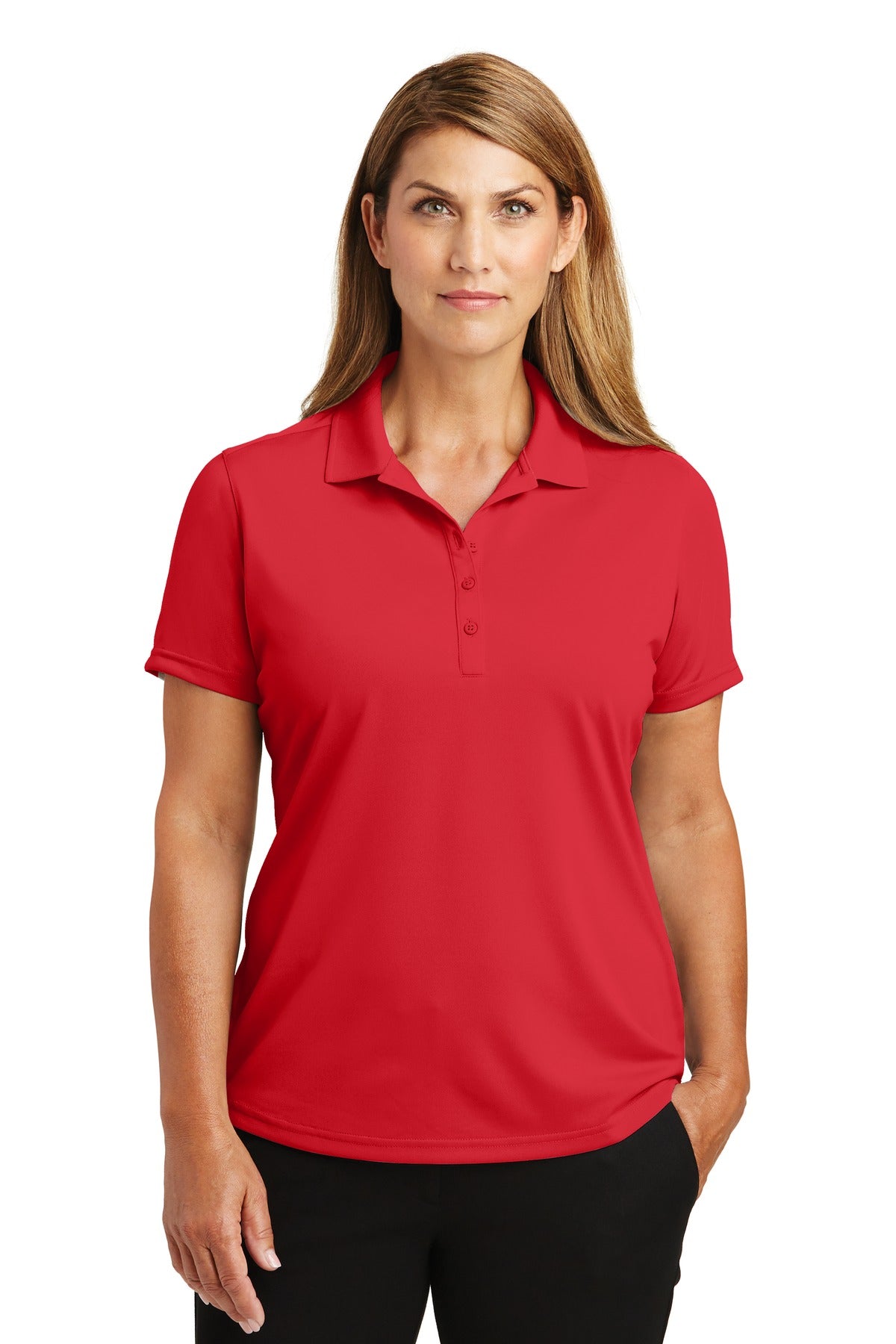 Custom Embroidered CornerStone® Ladies Select Lightweight Snag-Proof Polo. CS419
