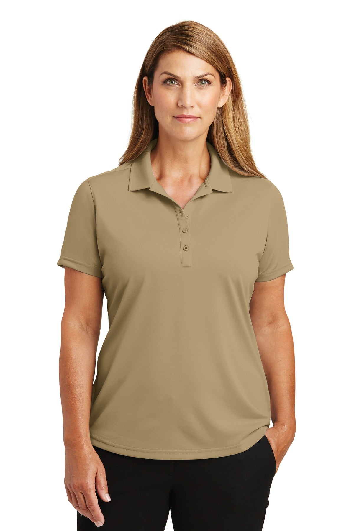 Custom Embroidered CornerStone® Ladies Select Lightweight Snag-Proof Polo. CS419