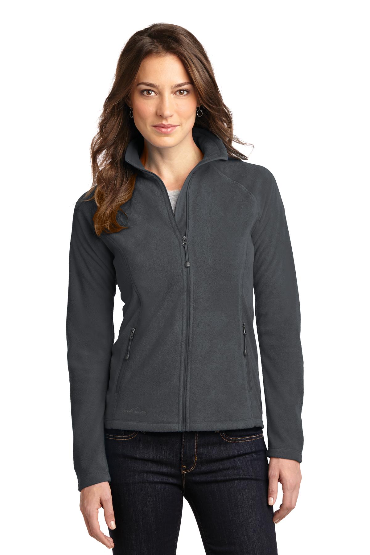 Custom Embroidered - Eddie Bauer® Ladies Full-Zip Microfleece Jacket. EB225