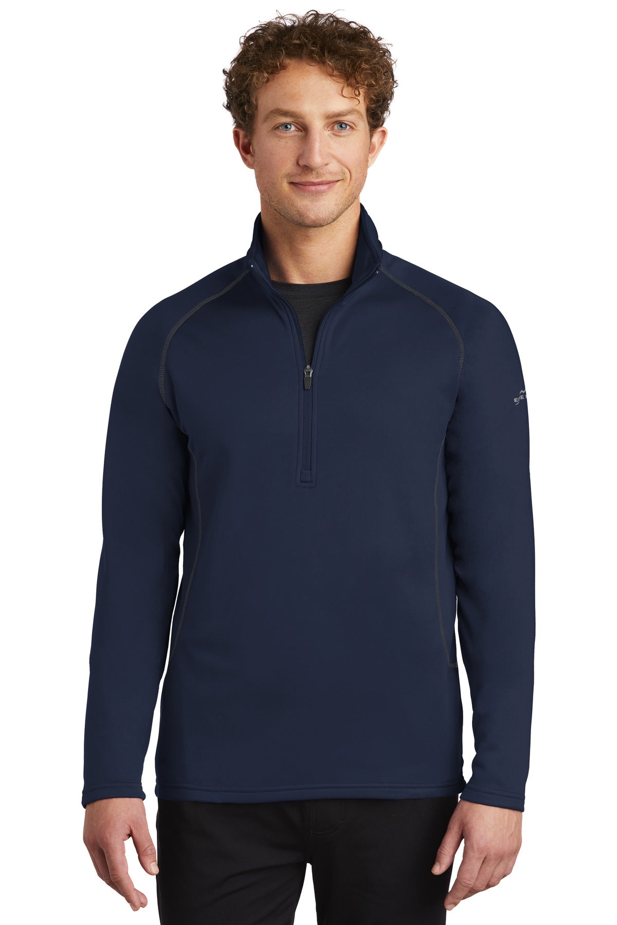 Custom Embroidered - Eddie Bauer® Smooth Fleece 1/2-Zip. EB236