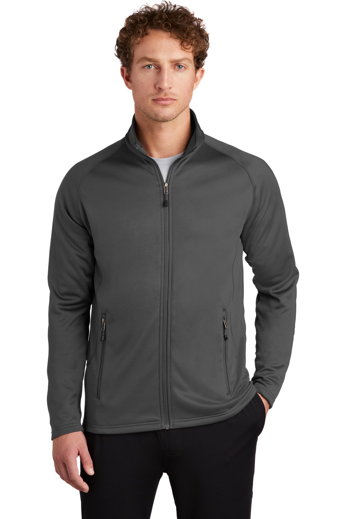 Custom Embroidered - Eddie Bauer ® Smooth Fleece Full-Zip. EB246