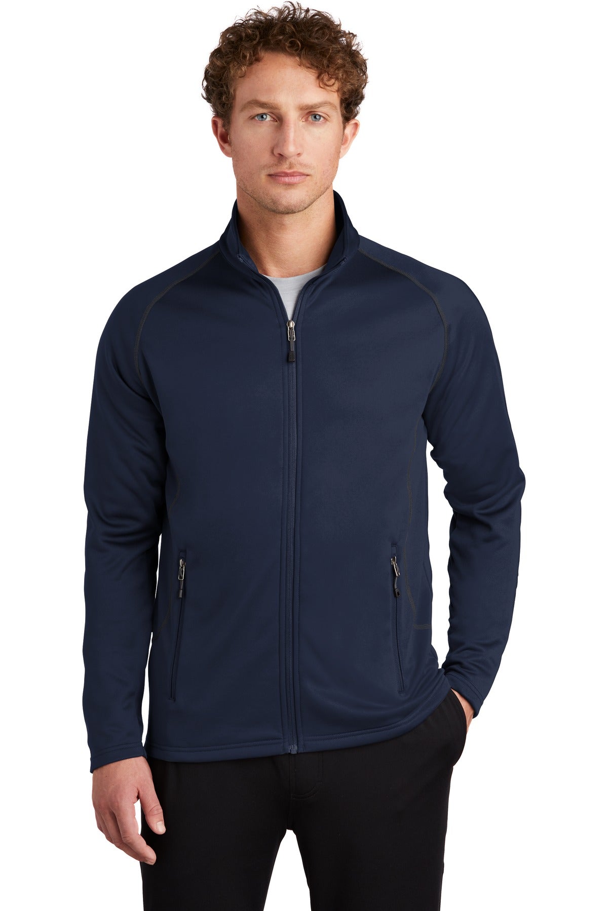 Custom Embroidered - Eddie Bauer ® Smooth Fleece Full-Zip. EB246