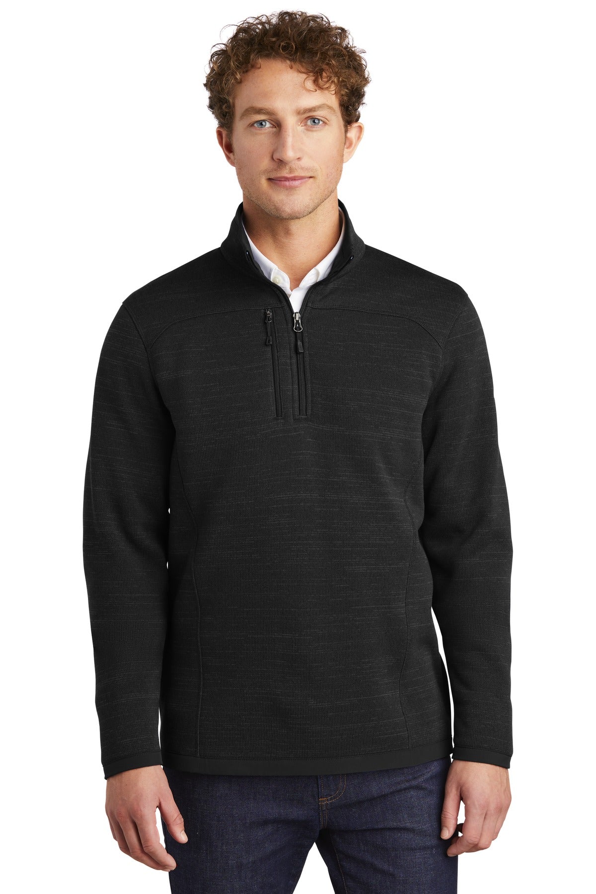Custom Embroidered - Eddie Bauer ® Sweater Fleece 1/4-Zip. EB254