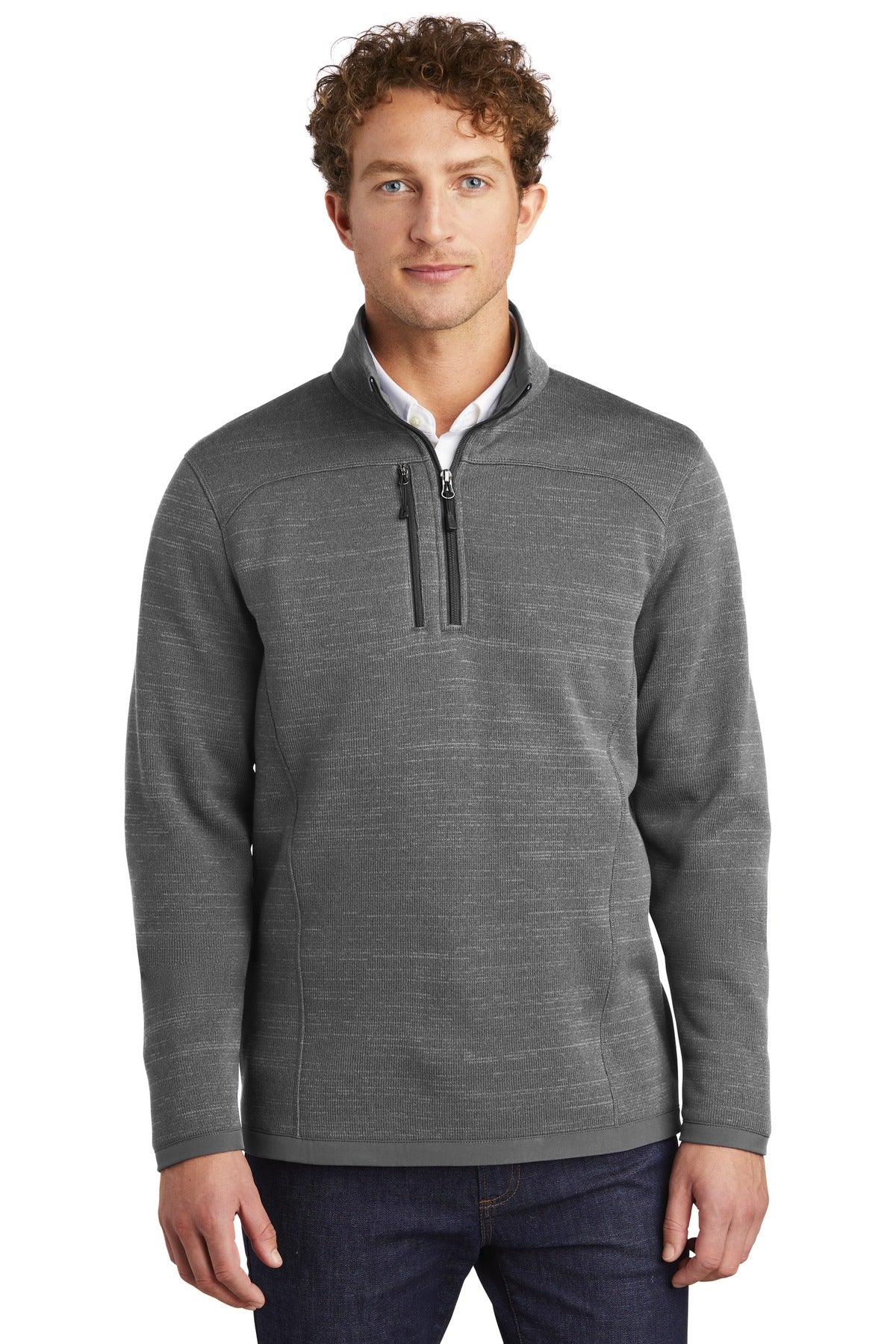 Custom Embroidered - Eddie Bauer ® Sweater Fleece 1/4-Zip. EB254