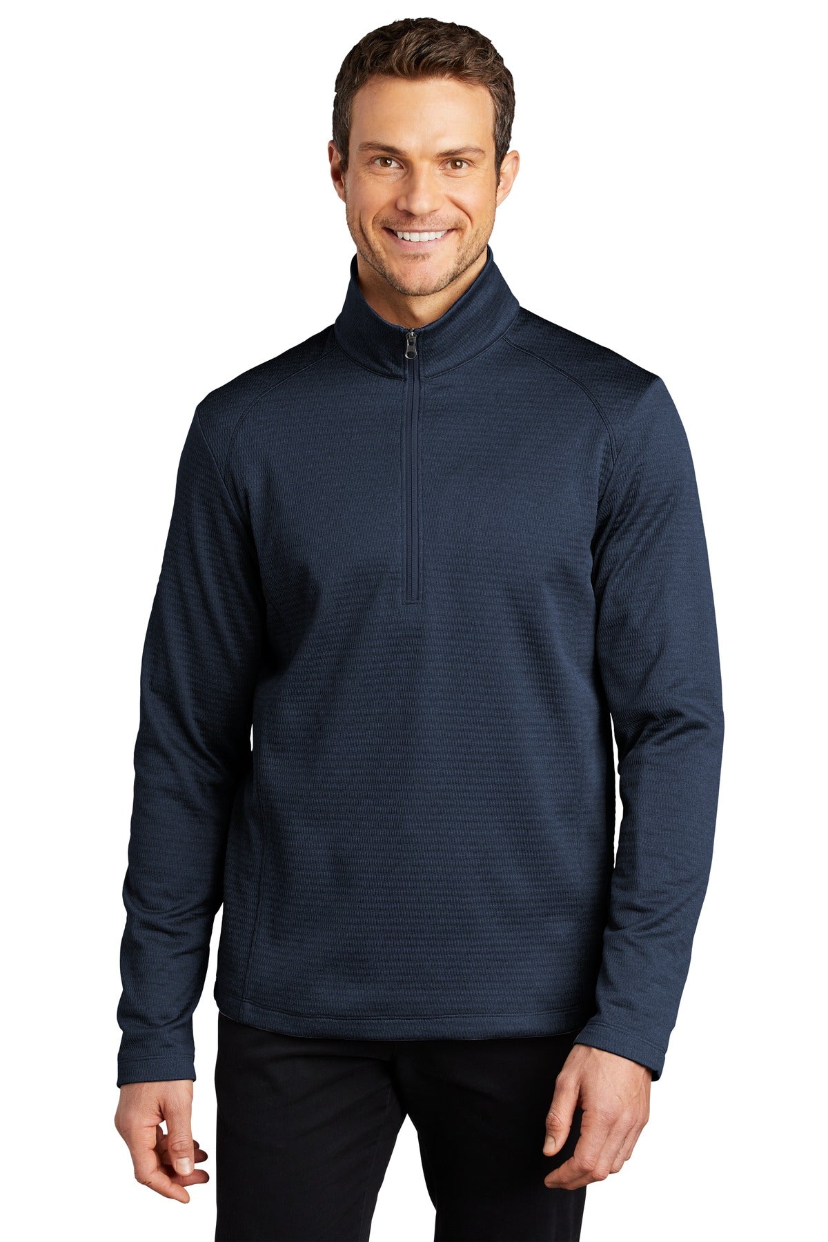 Custom Embroidered - Port Authority ® Diamond Heather Fleece 1/4-Zip Pullover F248