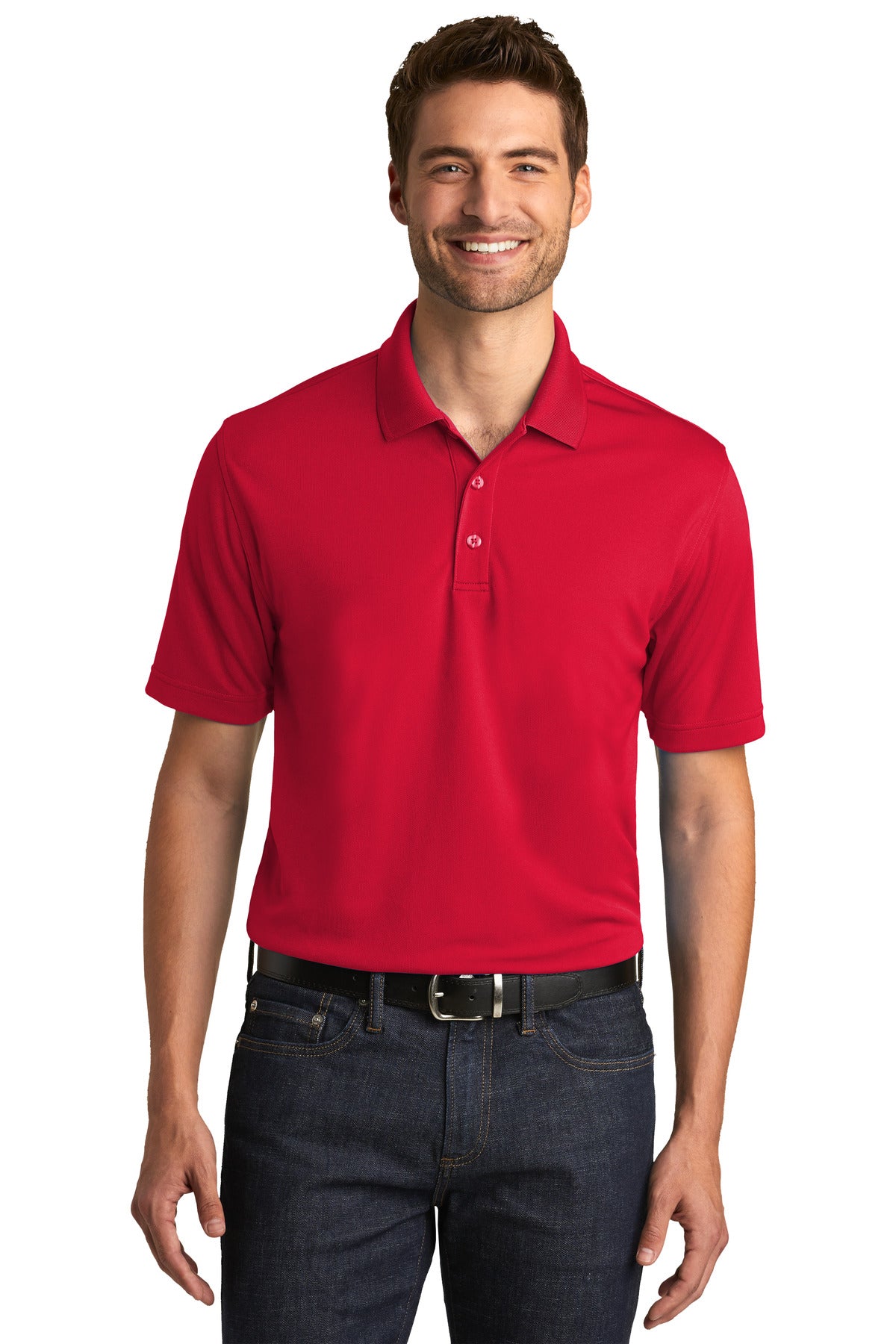 Custom Embroidered Dry Zone UV Micro-Mesh Polo. K110-1