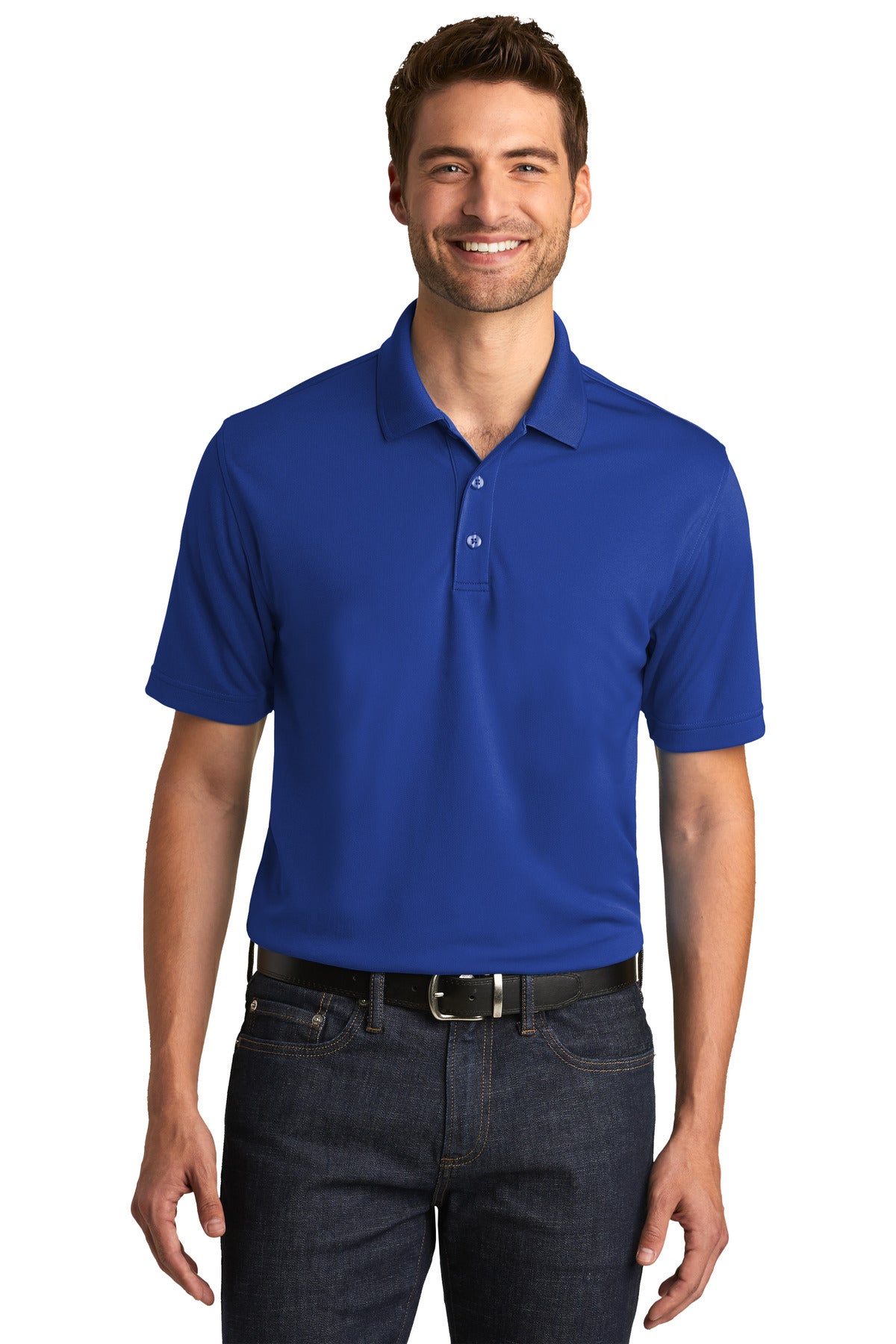 Custom Embroidered Dry Zone UV Micro-Mesh Polo. K110-1