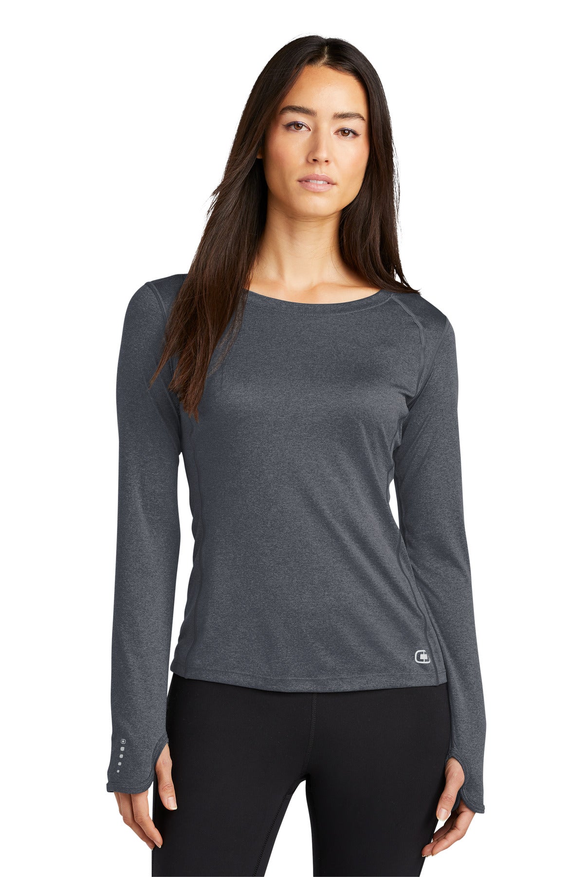 OGIO® ENDURANCE Ladies Long Sleeve Pulse Crew. LOE321