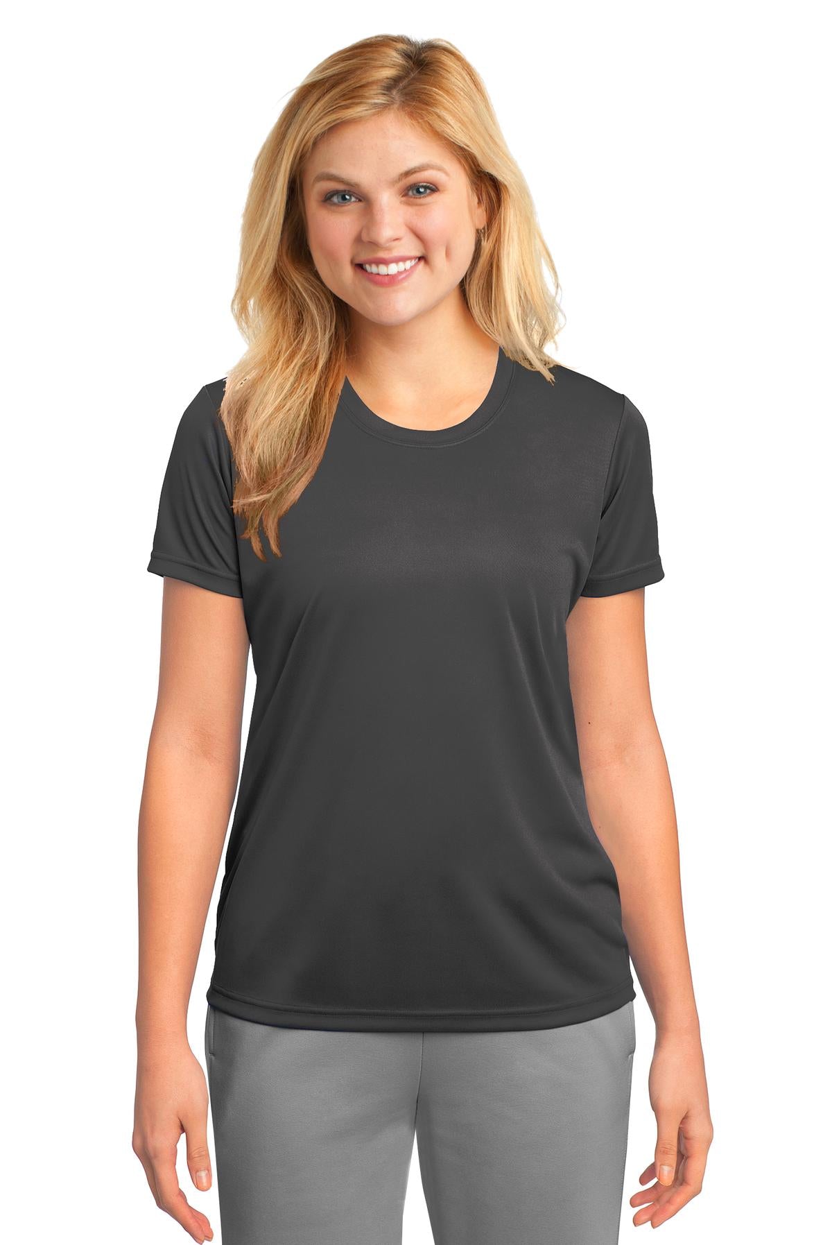 Custom Embroidered - Port & Company® Ladies Performance Tee. LPC380