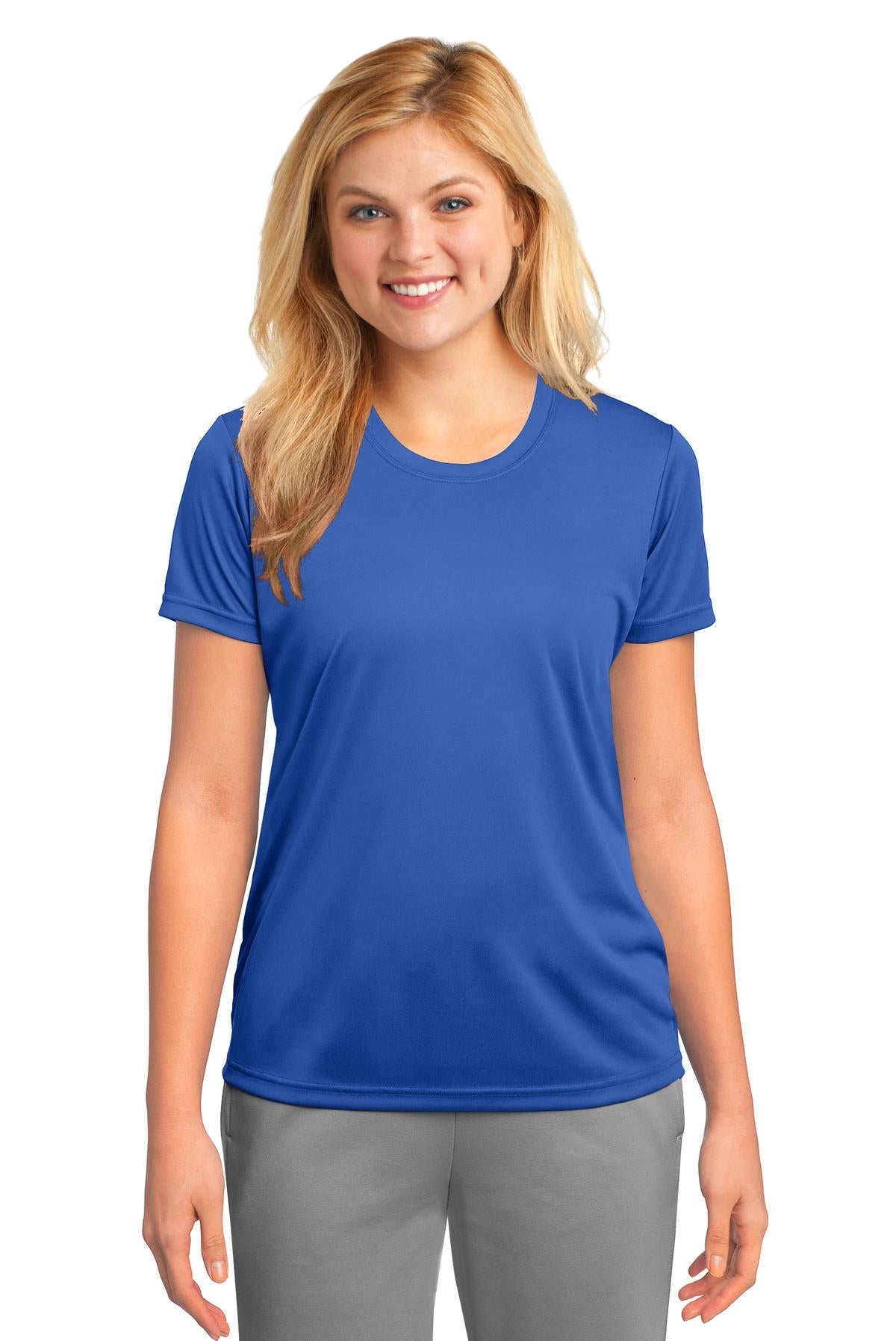 Custom Embroidered - Port & Company® Ladies Performance Tee. LPC380