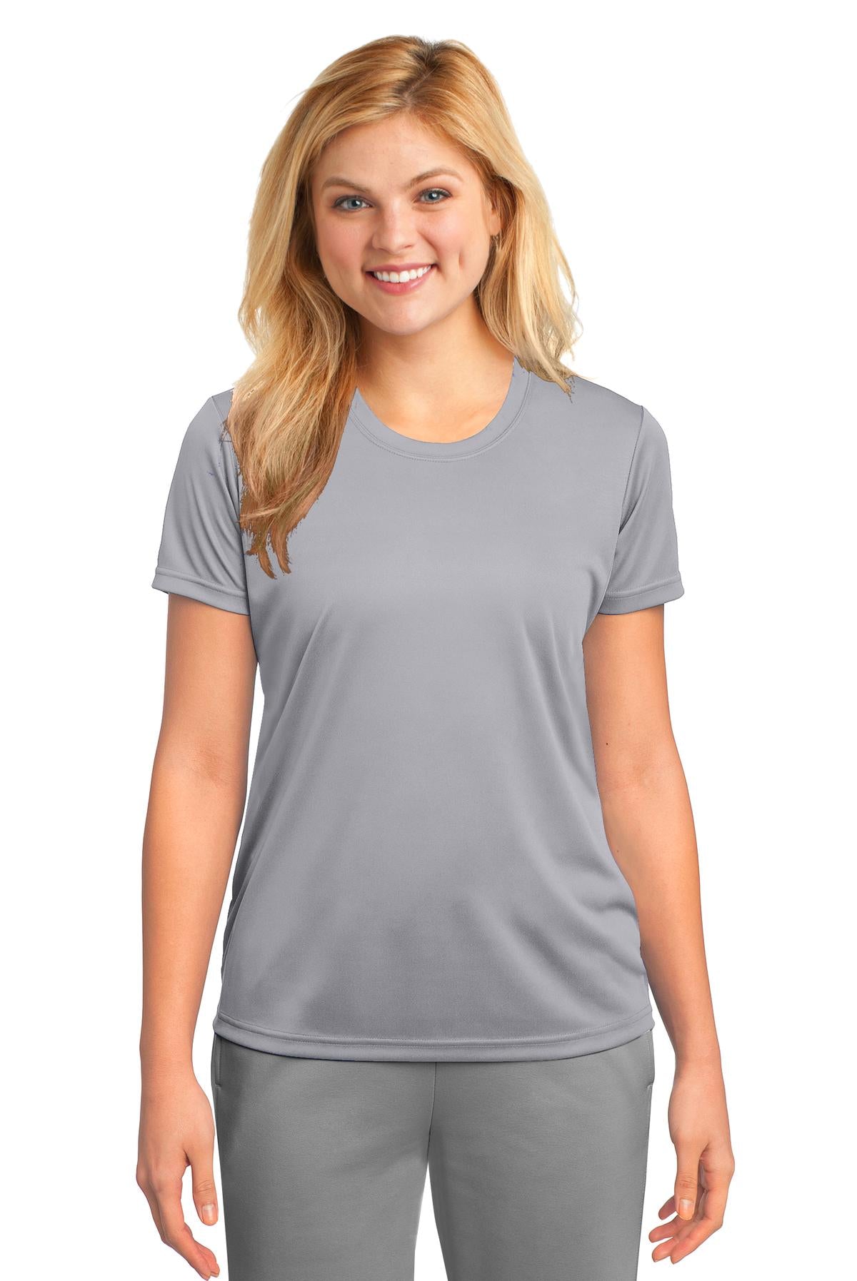 Custom Embroidered - Port & Company® Ladies Performance Tee. LPC380
