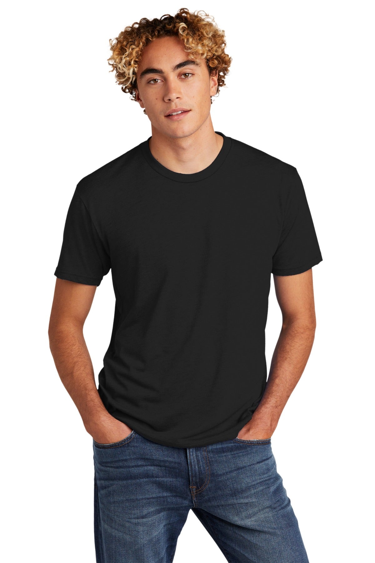 Custom Embroidered - Next Level Apparel®  Unisex Tri-Blend Tee. NL6010