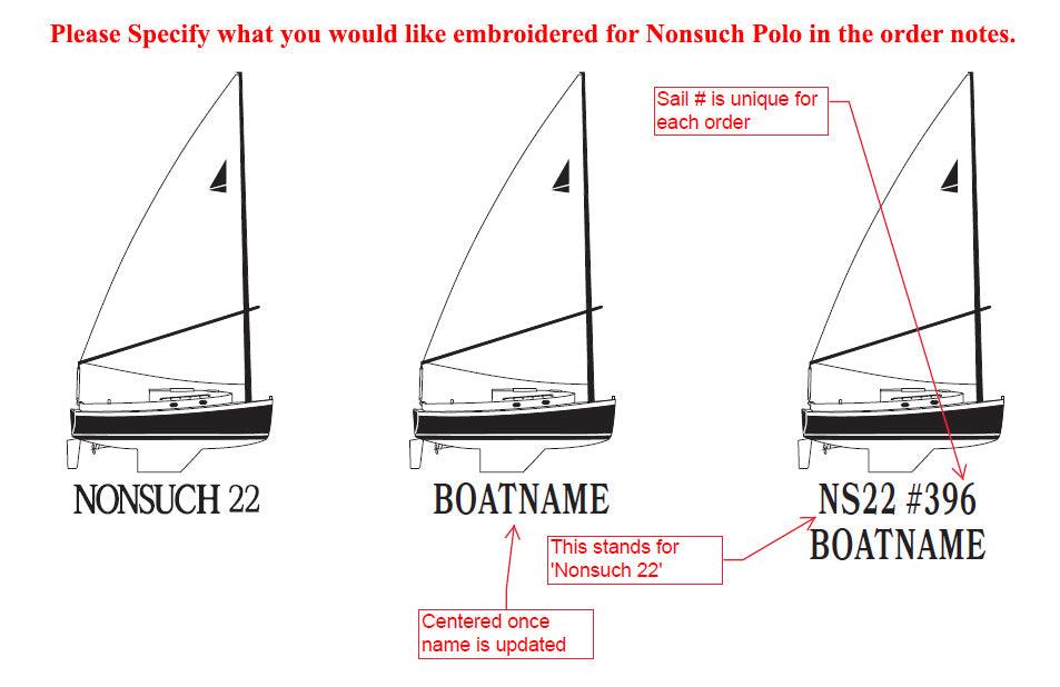 Custom Embroidered - NONSUCH 30 - Polo Shirt