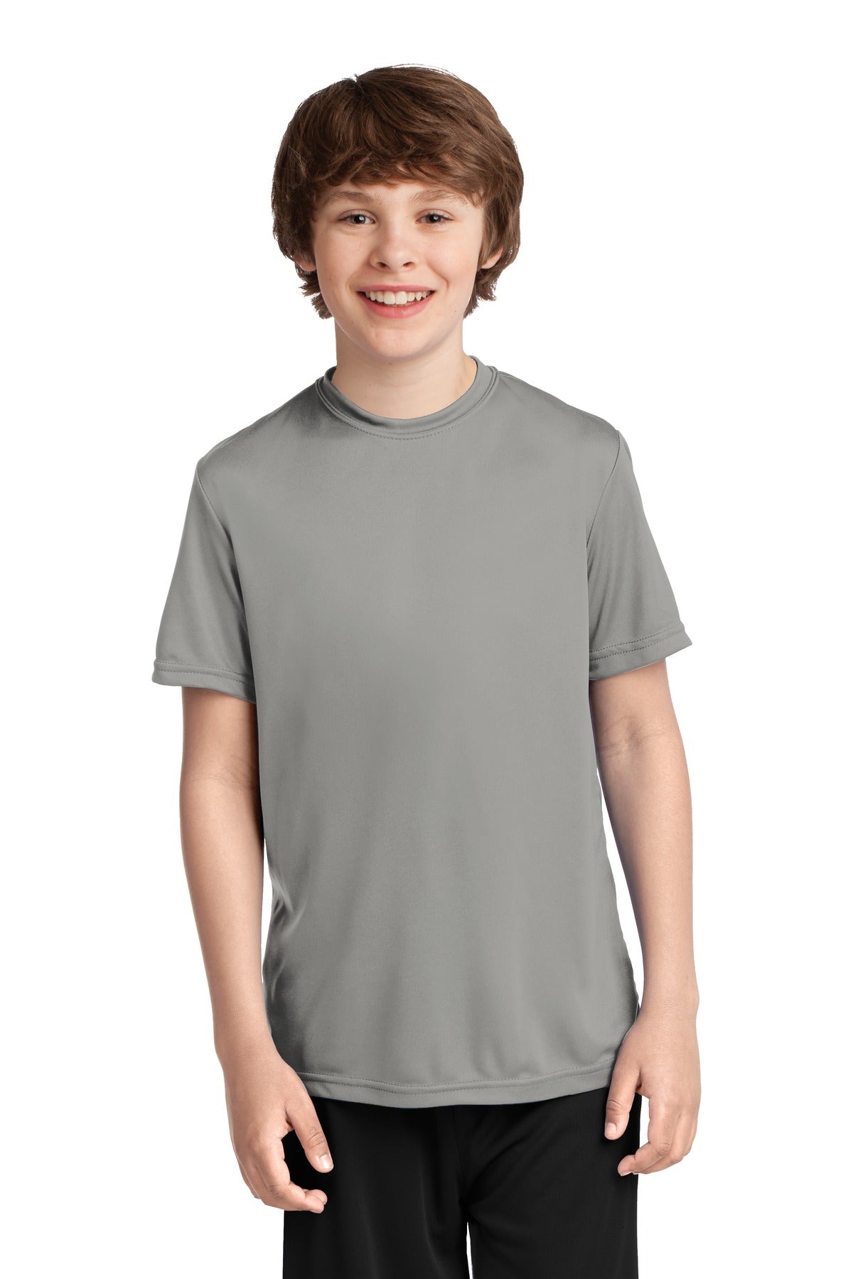 Custom Embroidered - Port & Company® Youth Performance Tee. PC380Y