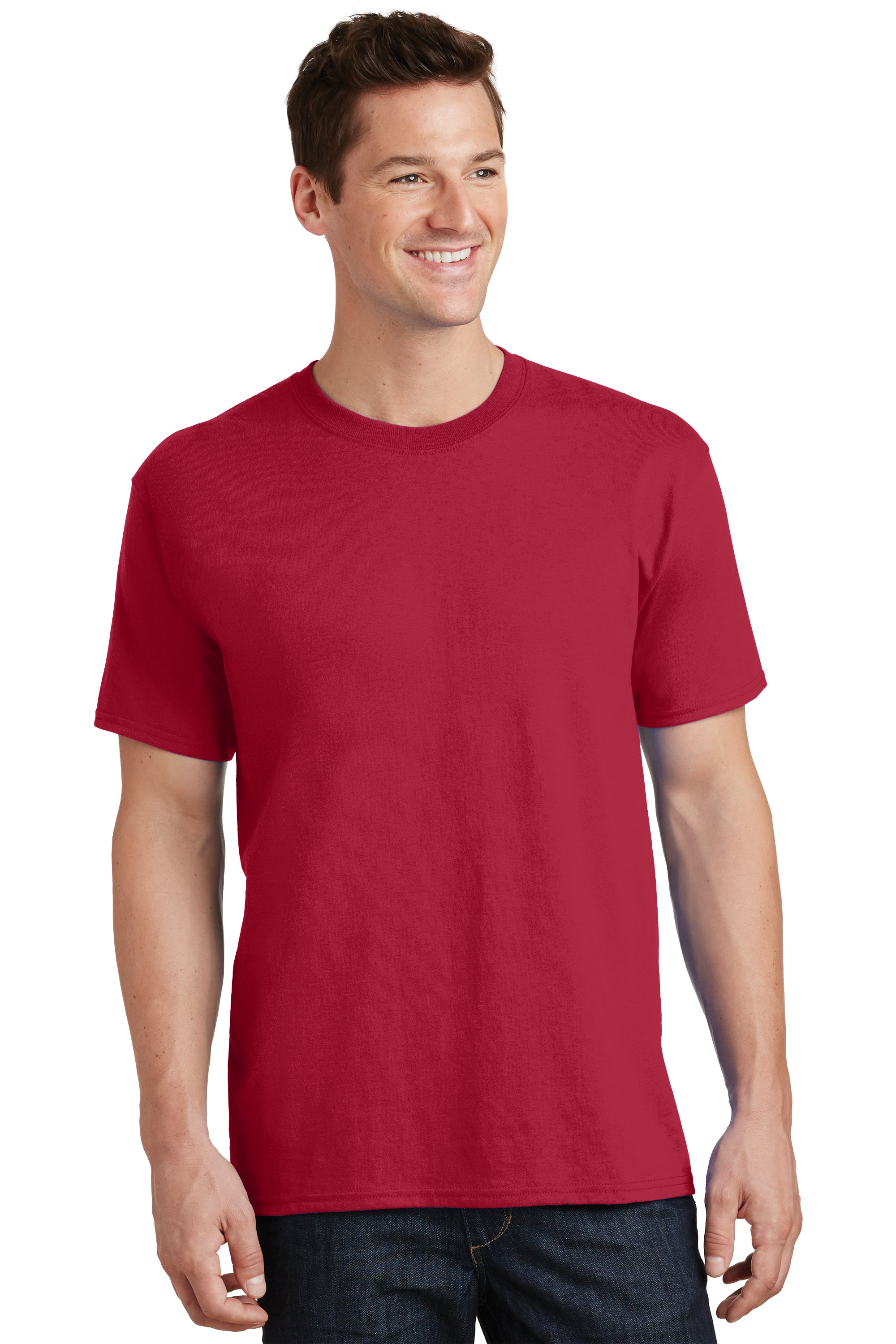 Custom Embroidered Cotton Tee T-shirt - Tall Sizes