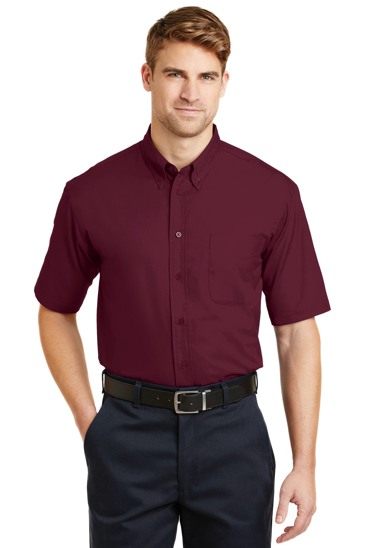 CornerStone® - Short Sleeve SuperPro™ Twill Shirt. SP18