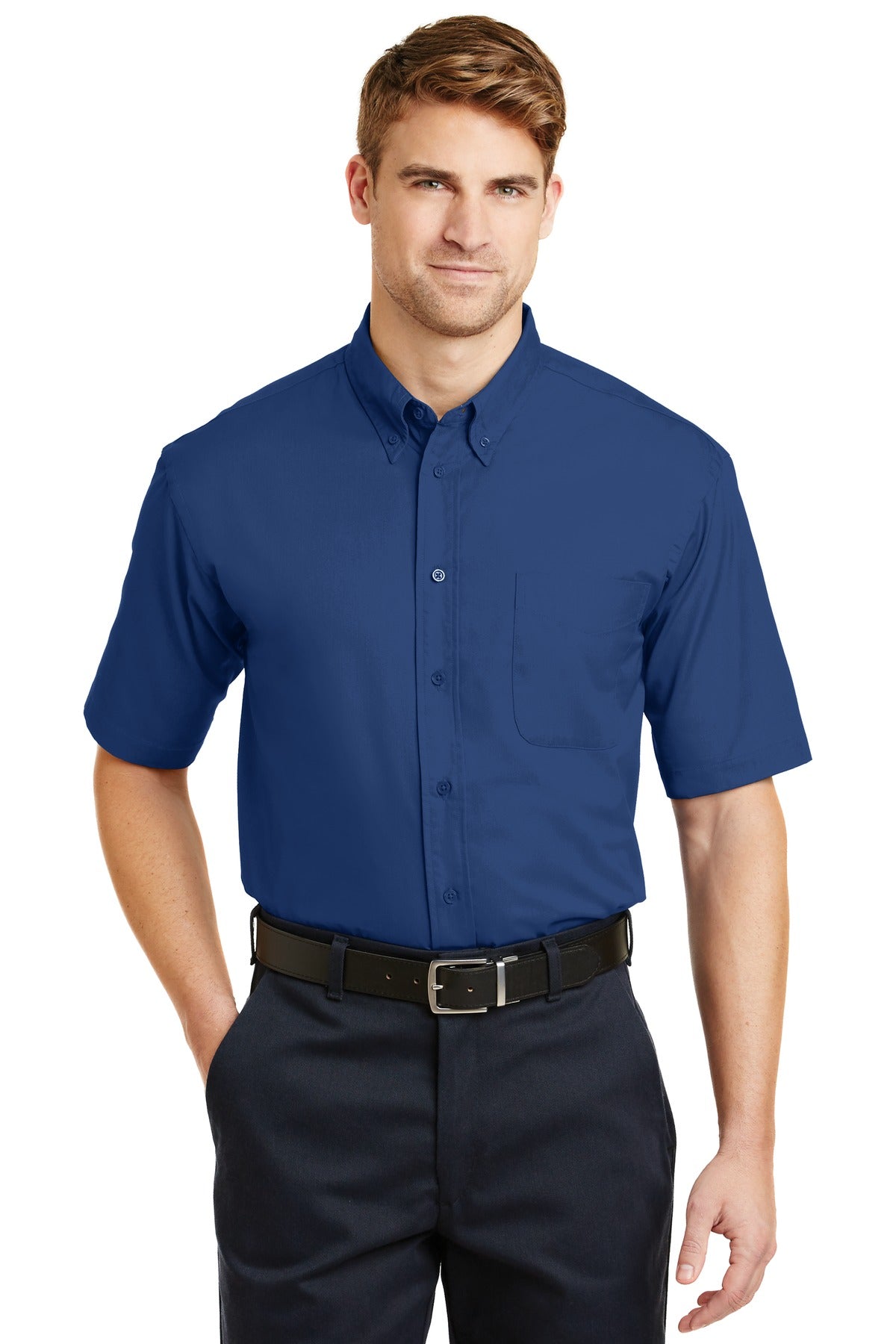 CornerStone® - Short Sleeve SuperPro™ Twill Shirt. SP18