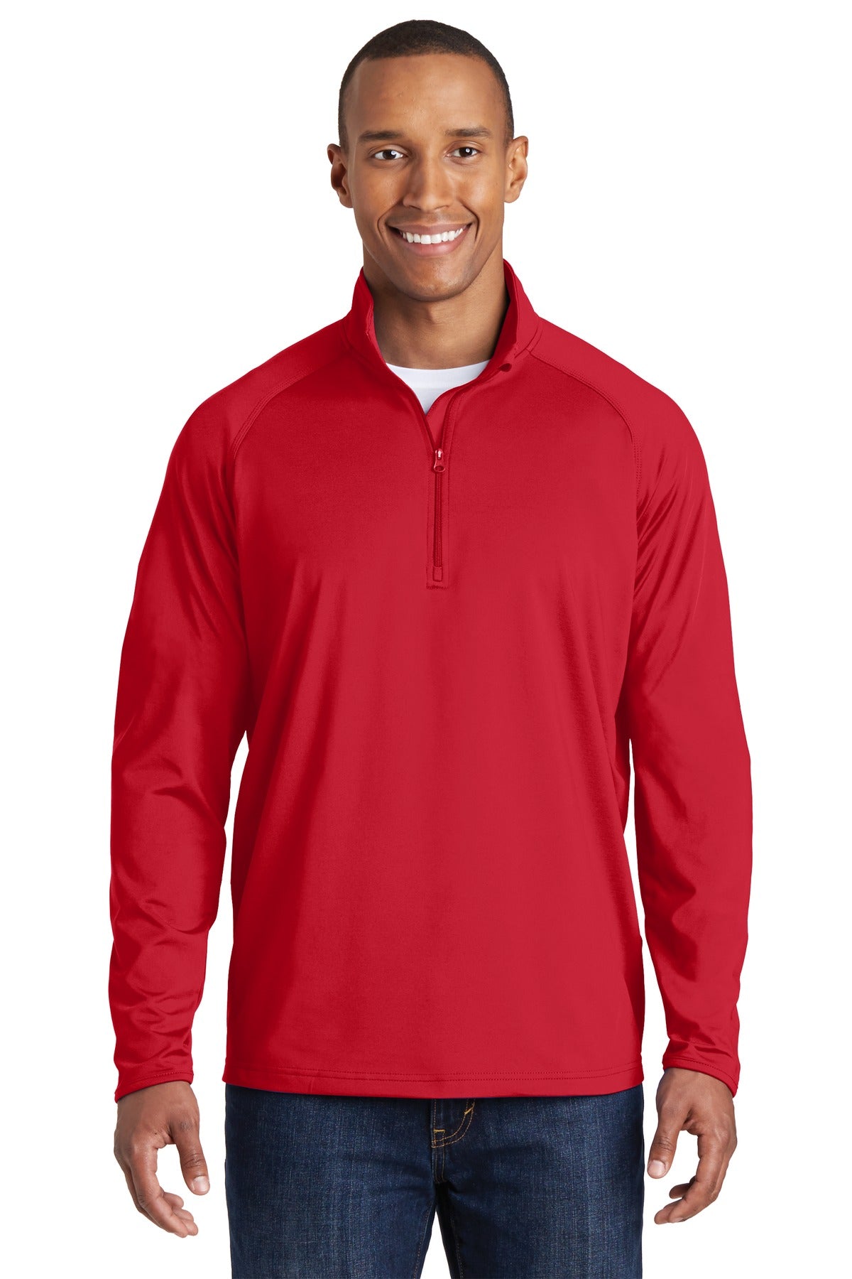 Sport-Tek® Sport-Wick® Stretch 1/2-Zip Pullover. ST850