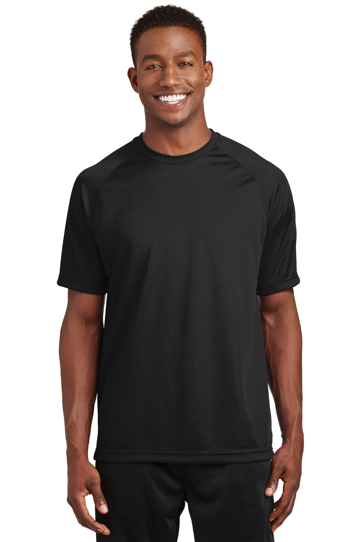 Custom Embroidered - Sport-Tek® Dry Zone® Short Sleeve Raglan T-Shirt. T473