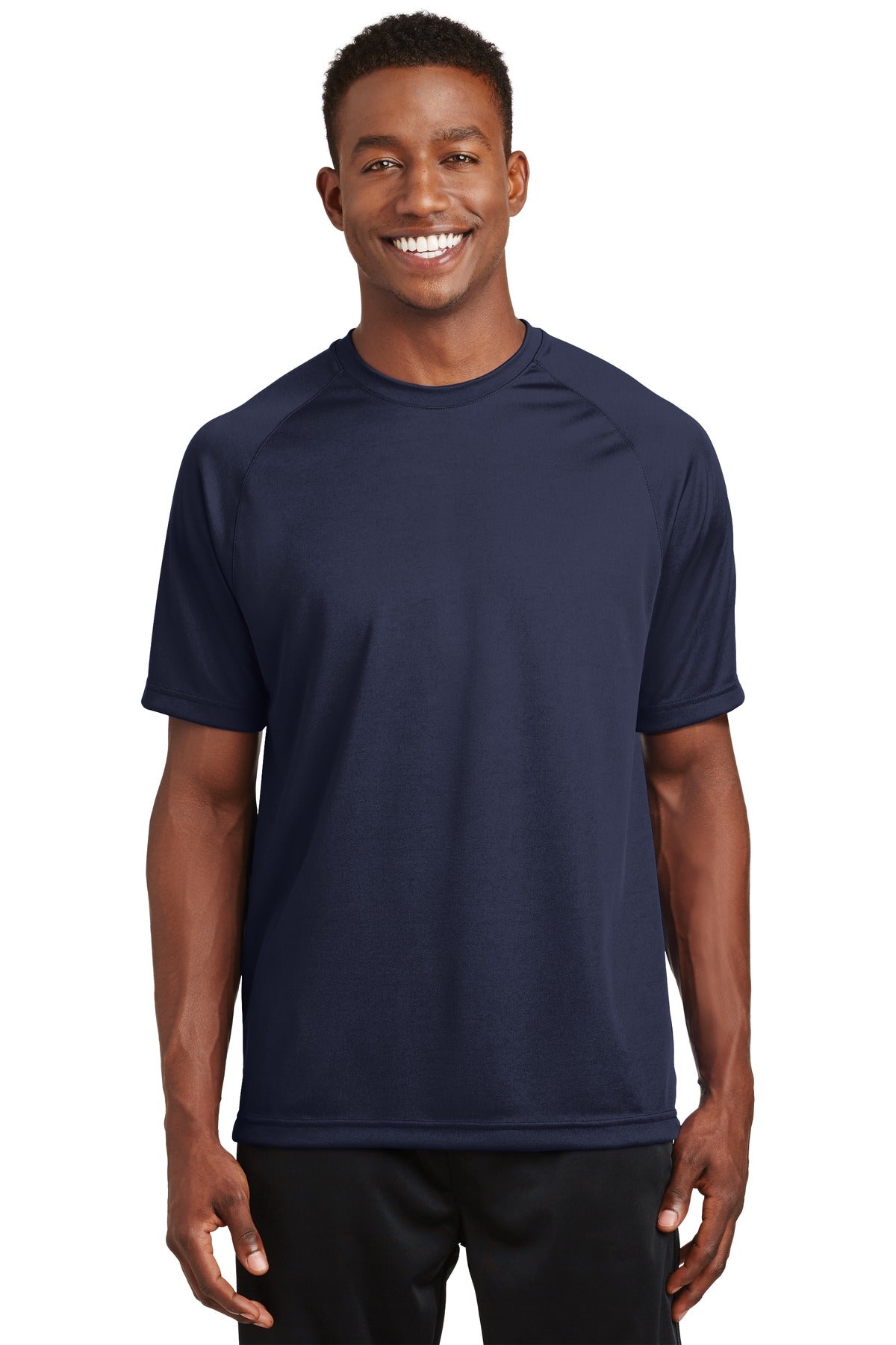 Custom Embroidered - Sport-Tek® Dry Zone® Short Sleeve Raglan T-Shirt. T473