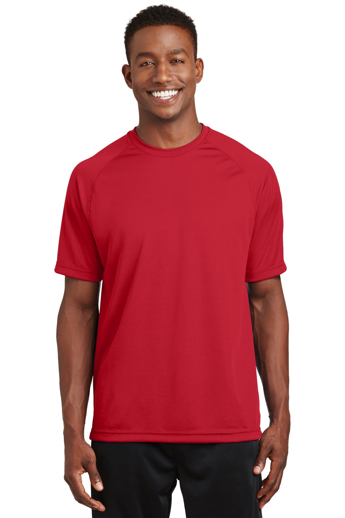 Custom Embroidered - Sport-Tek® Dry Zone® Short Sleeve Raglan T-Shirt. T473