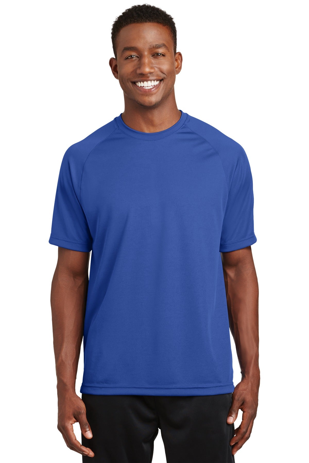 Custom Embroidered - Sport-Tek® Dry Zone® Short Sleeve Raglan T-Shirt. T473
